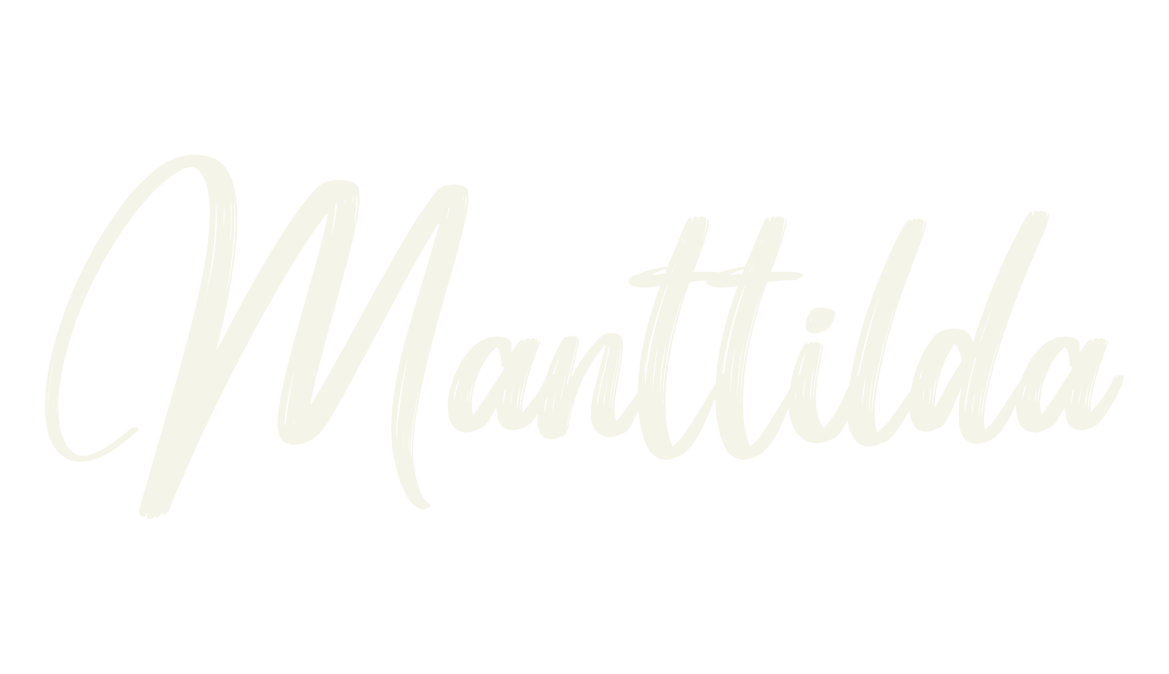 Manttilda, script font preview