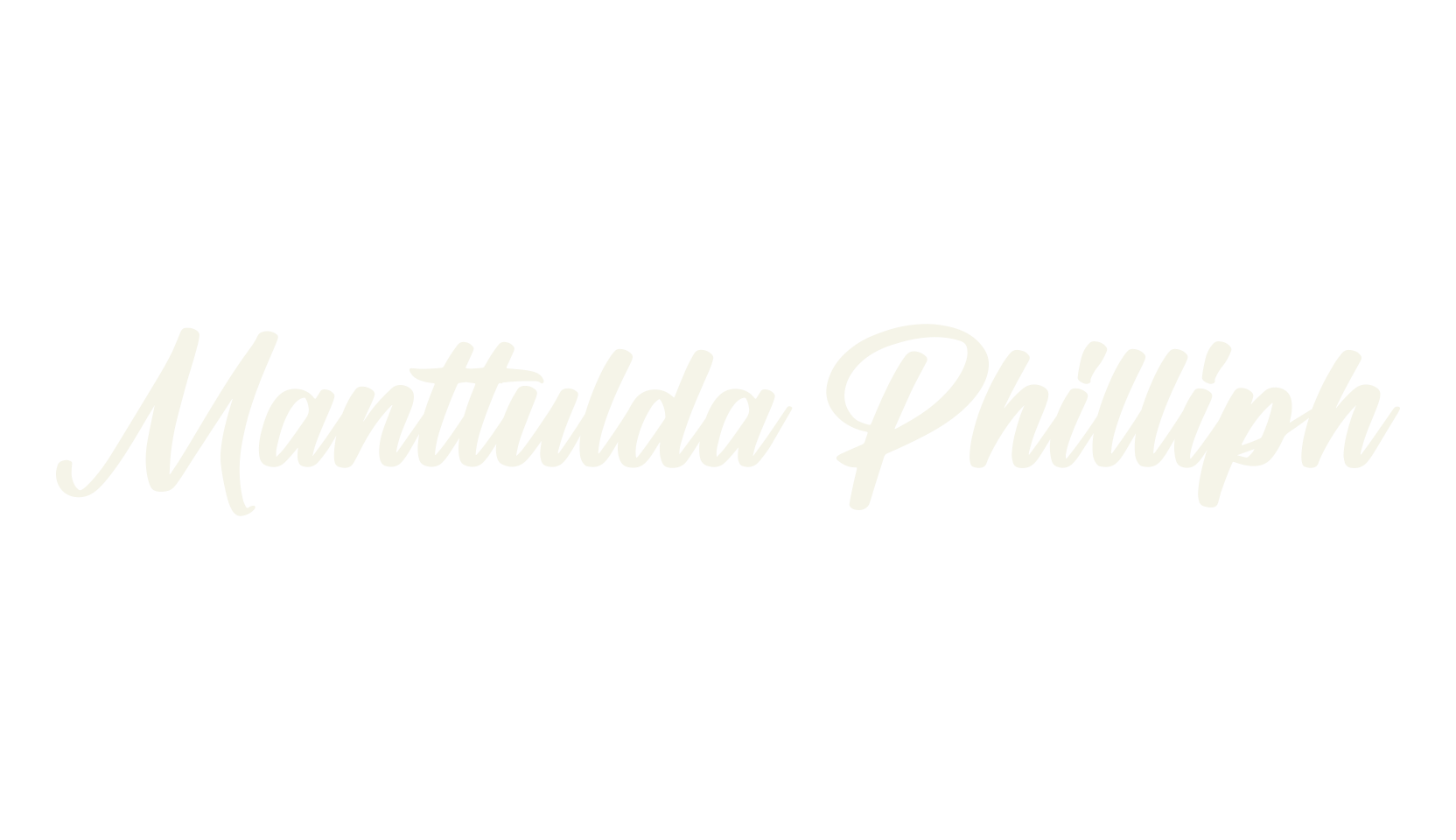 Manttulda Philliph, calligraphy font preview