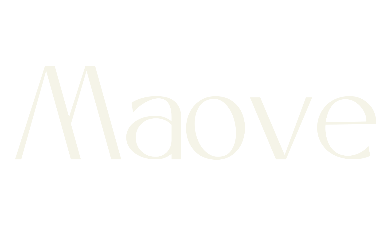 Maove, elegant font preview