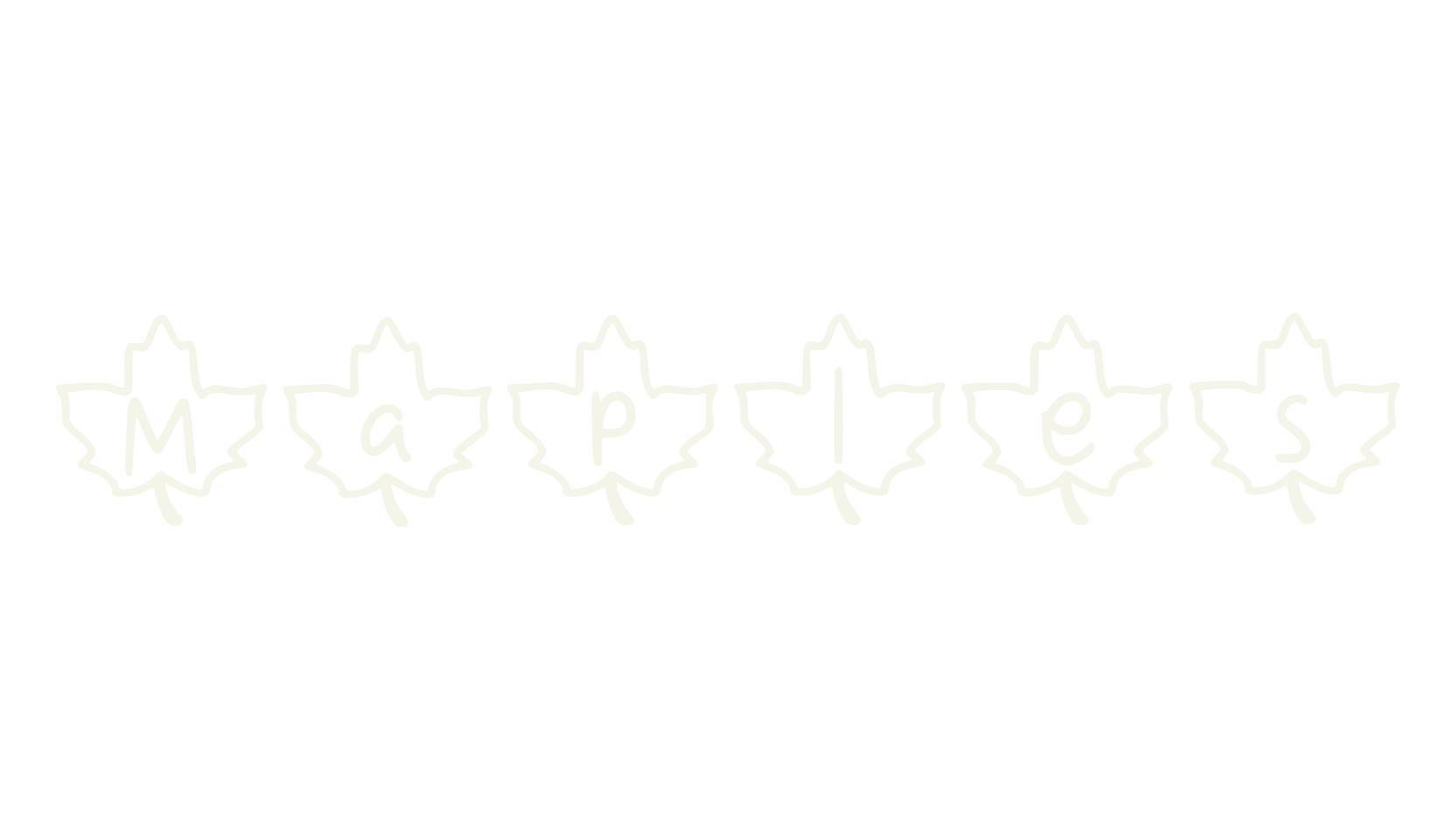 Maples, art deco font preview