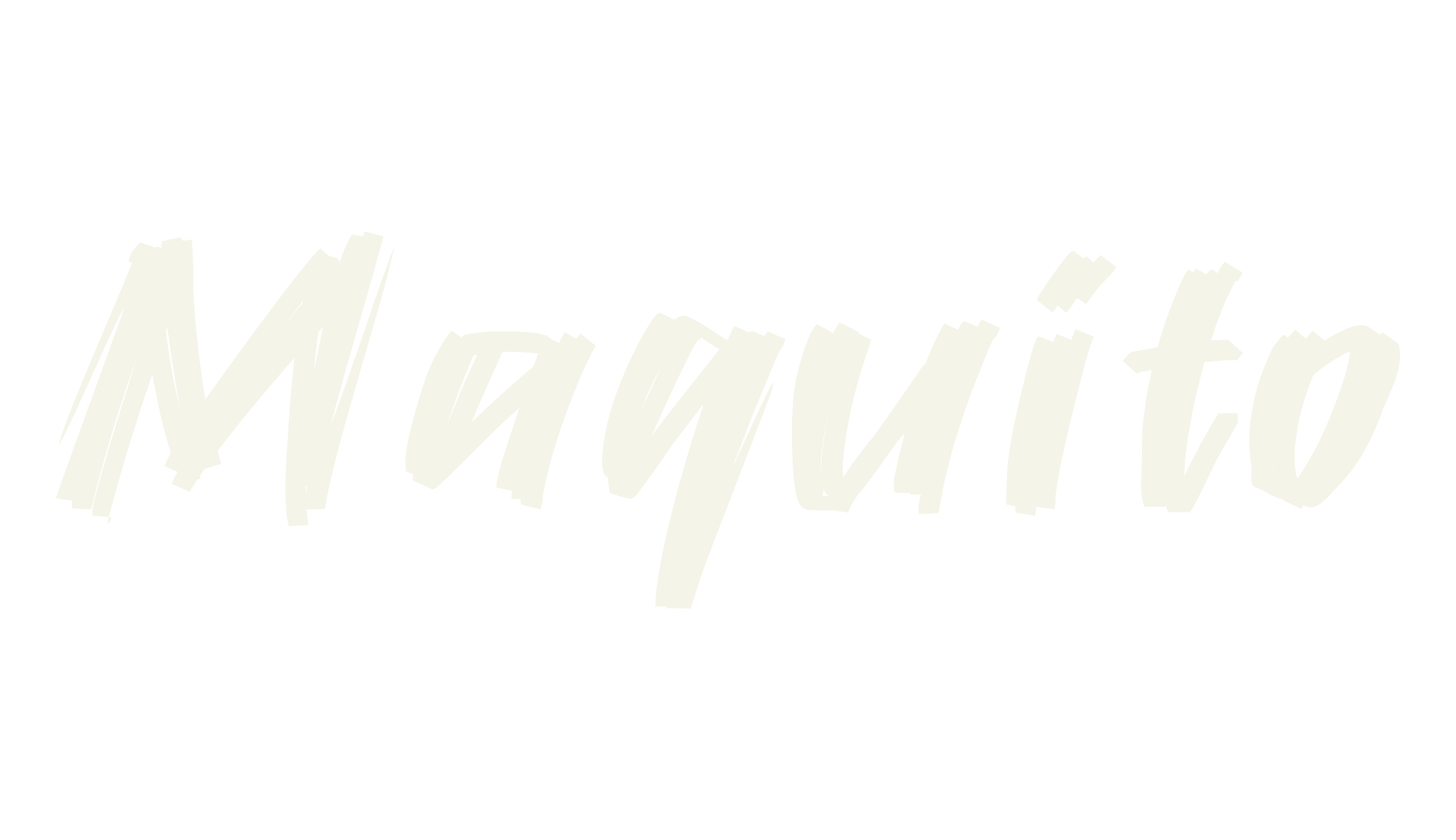 Maquito, stroke font preview