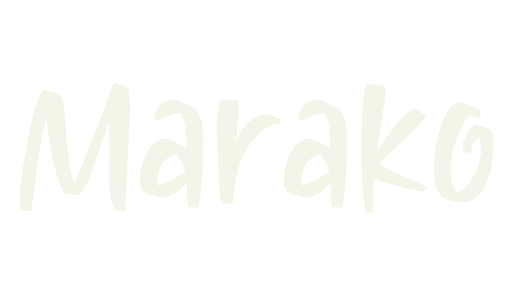 Marako, handwriting font preview