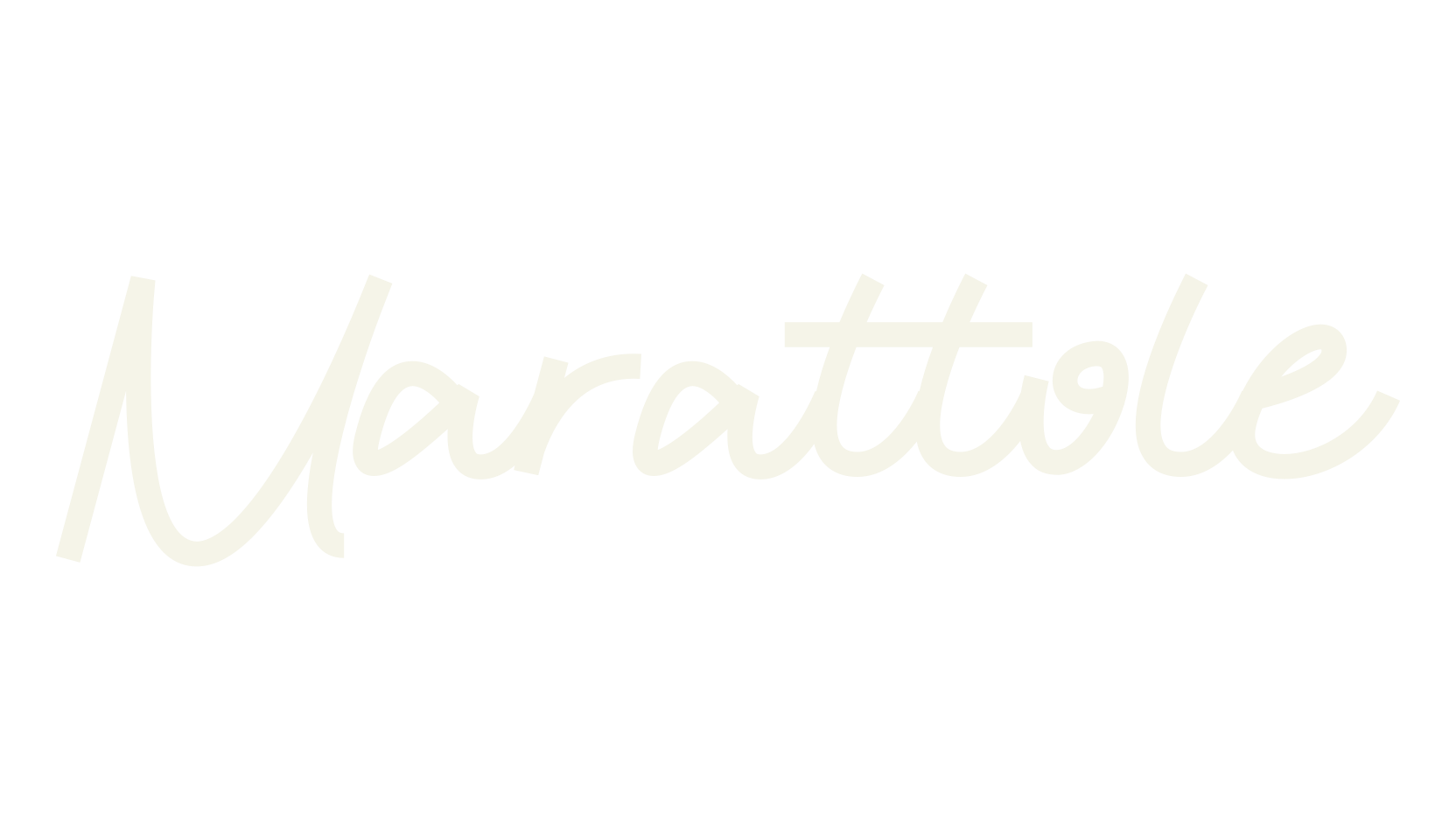 Marattole, cursive font preview