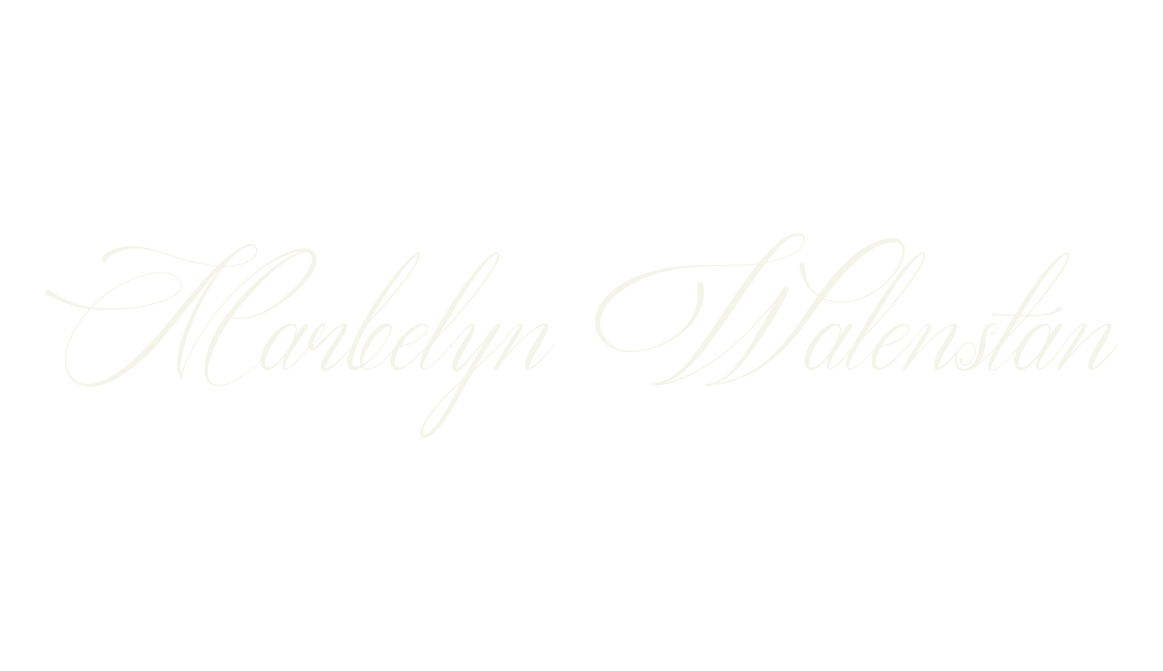 Marbelyn Walenstan, calligraphy font preview