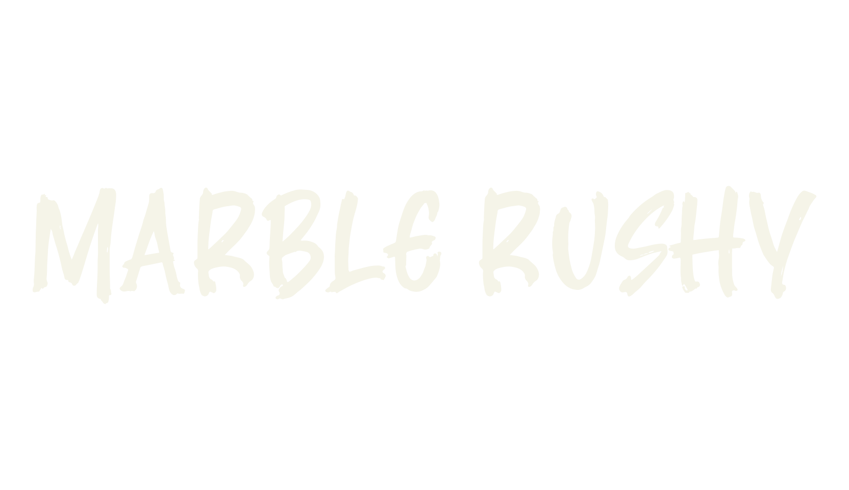 Marble Rushy, script font preview