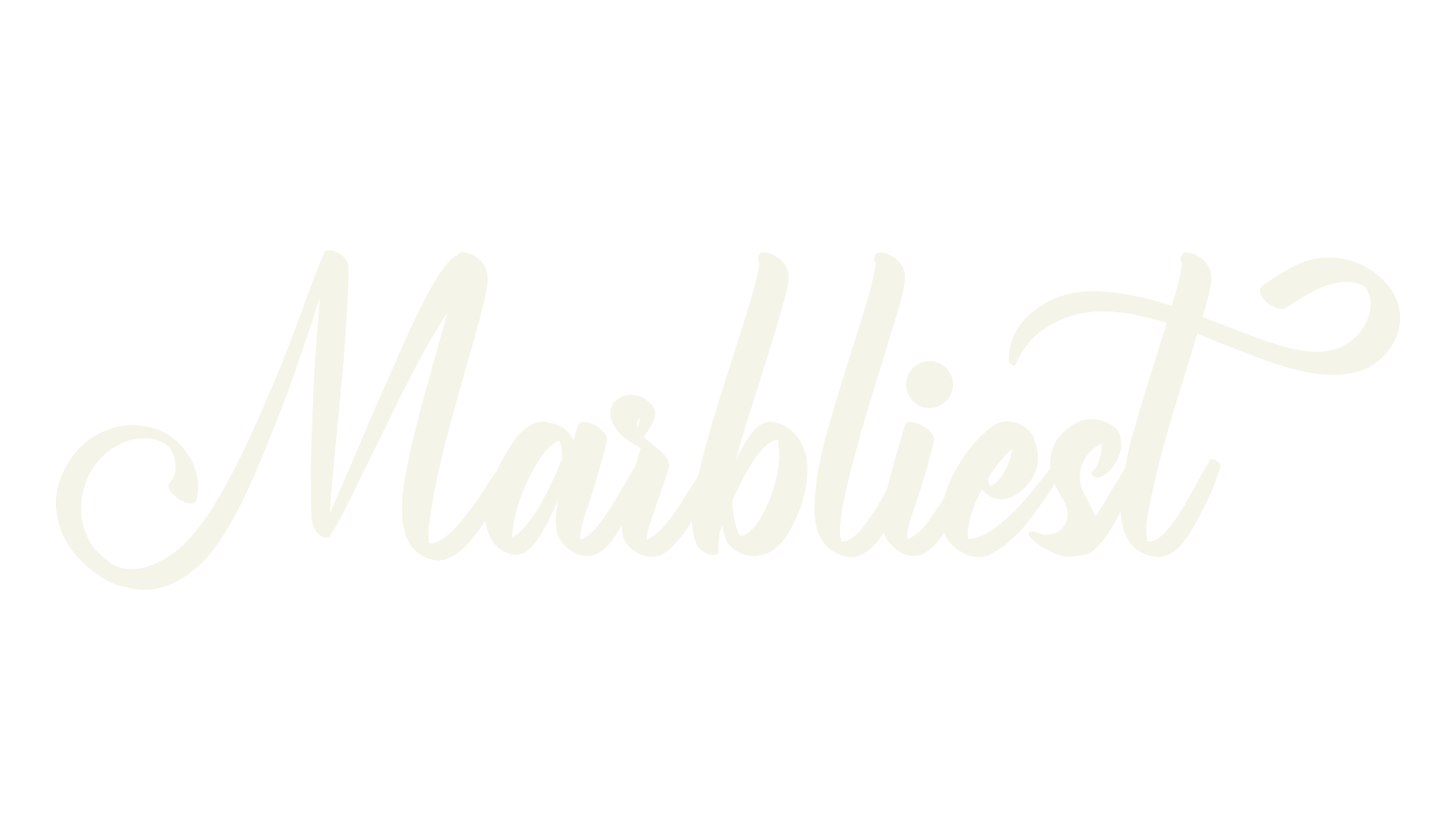 Marbliest, calligraphy font preview