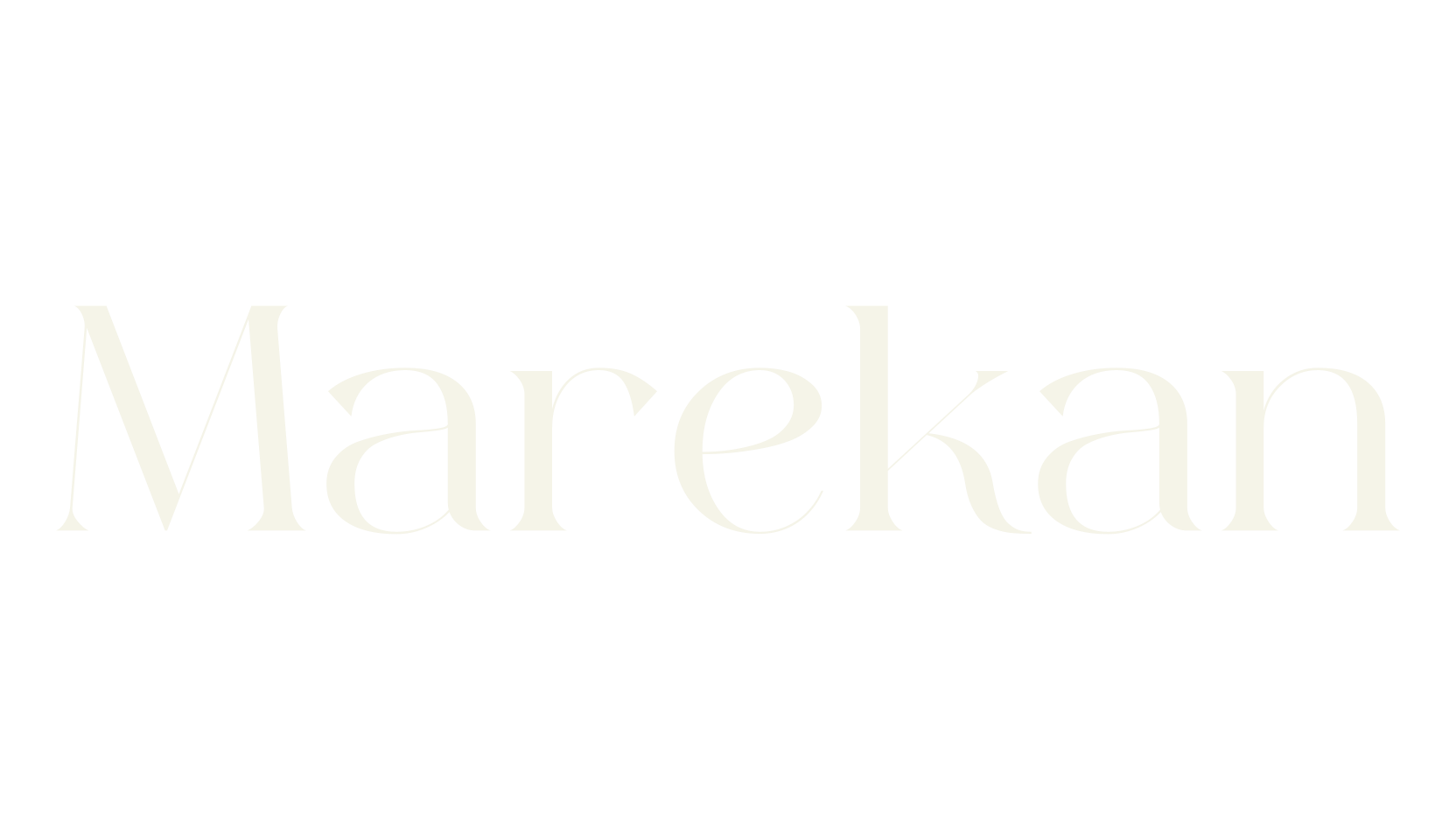Marekan, cursive font preview