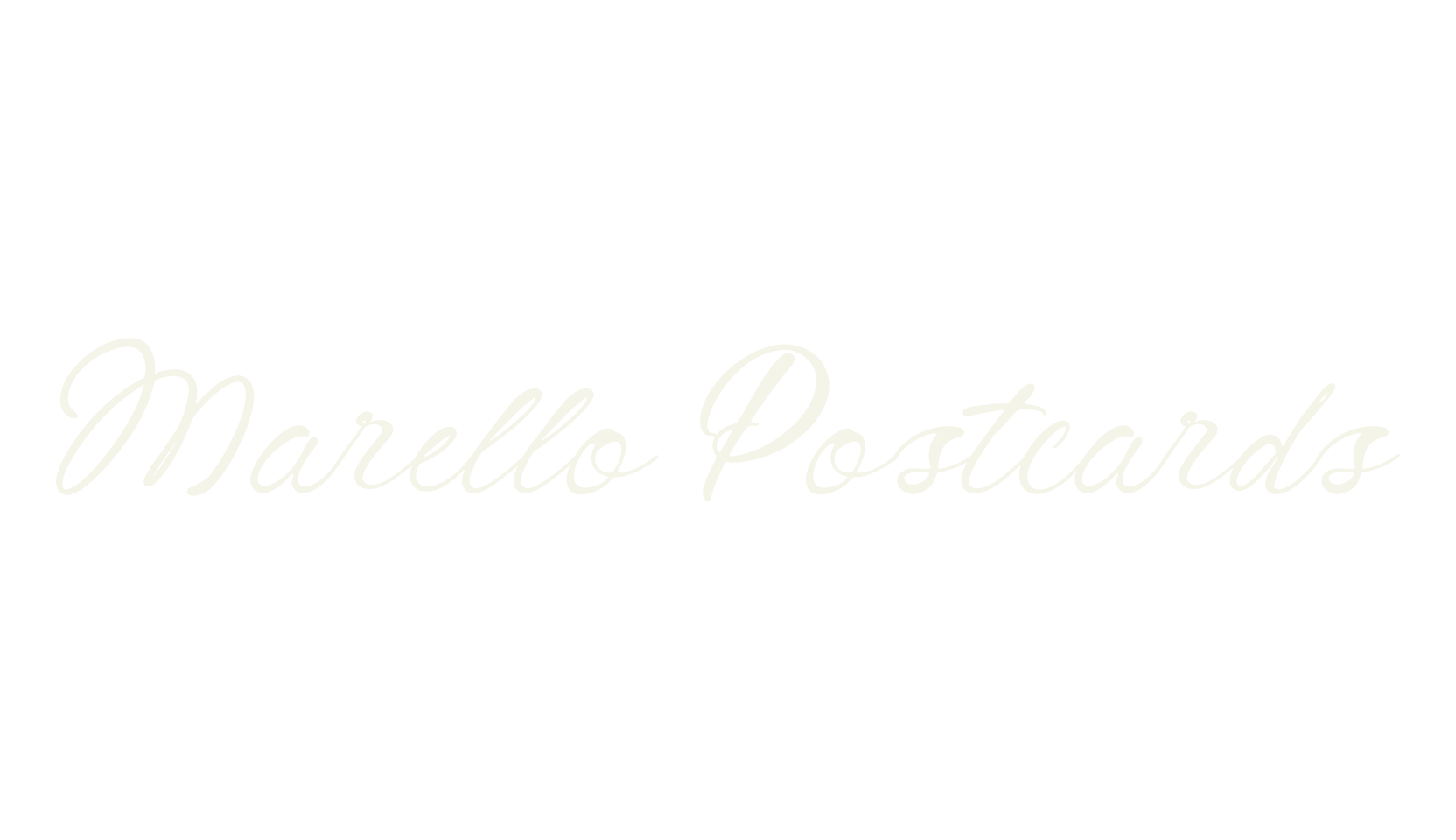 Marello Postcards, script font preview