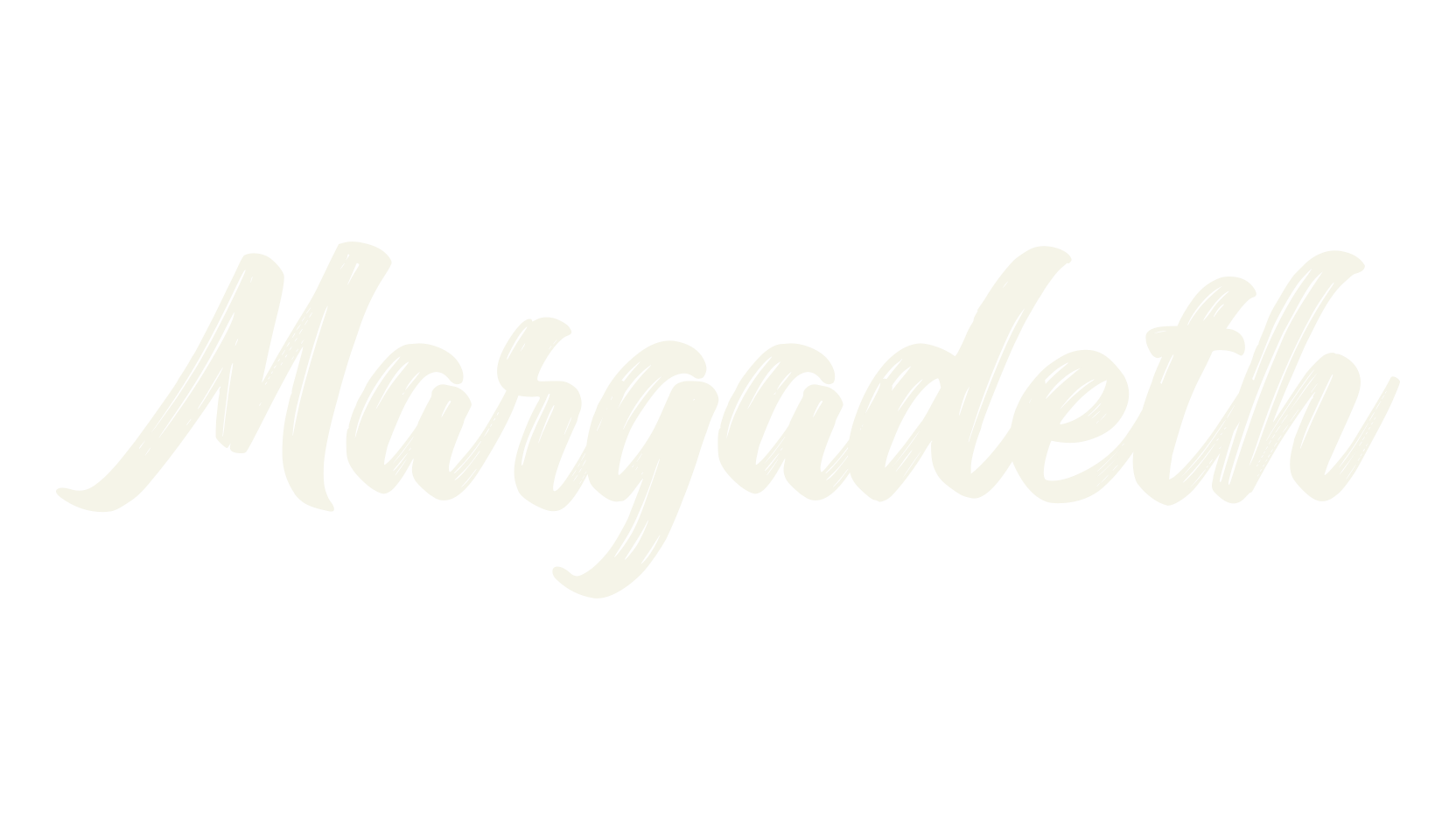Margadeth, bold font preview