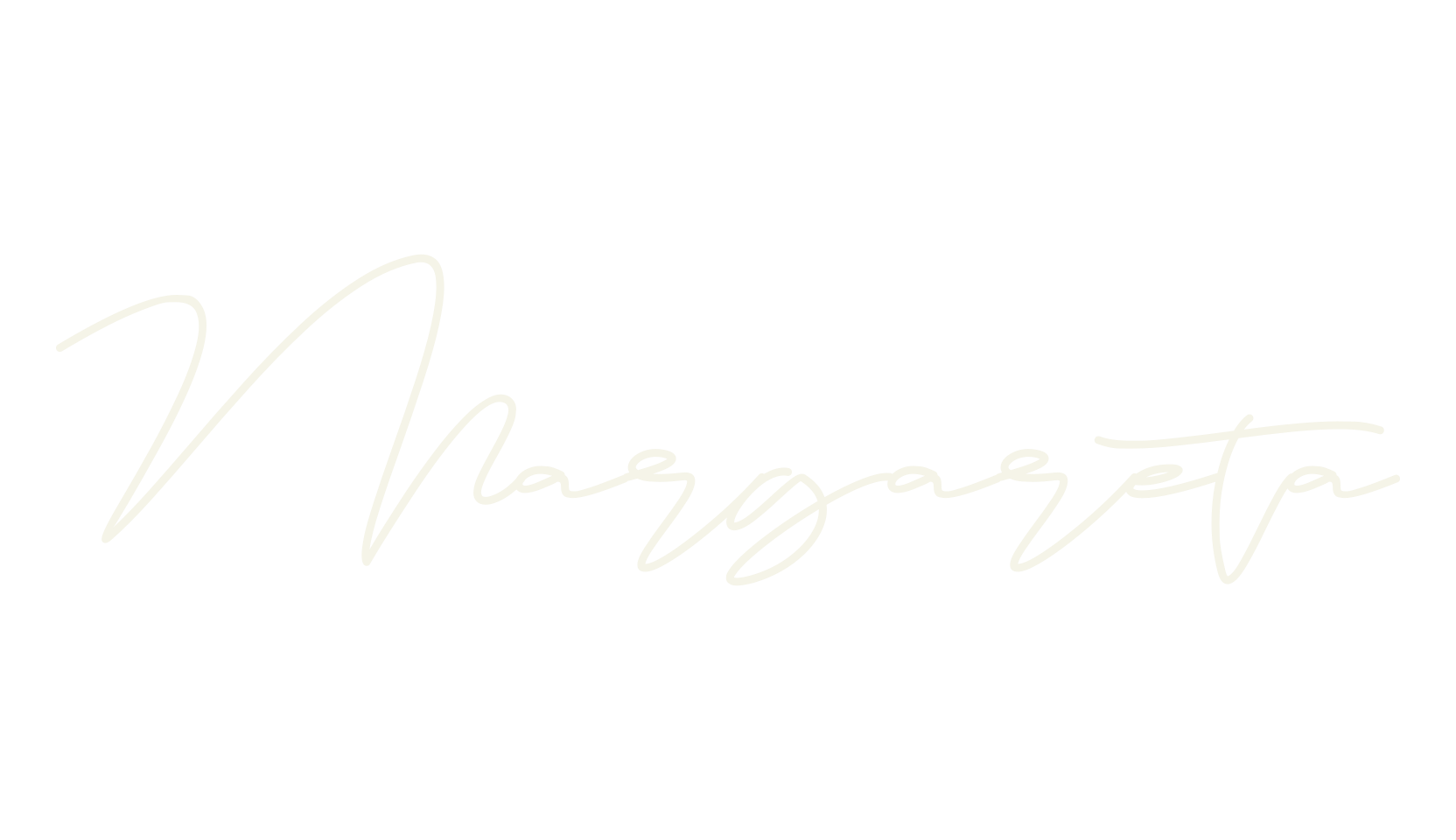 Margareta, signature font preview