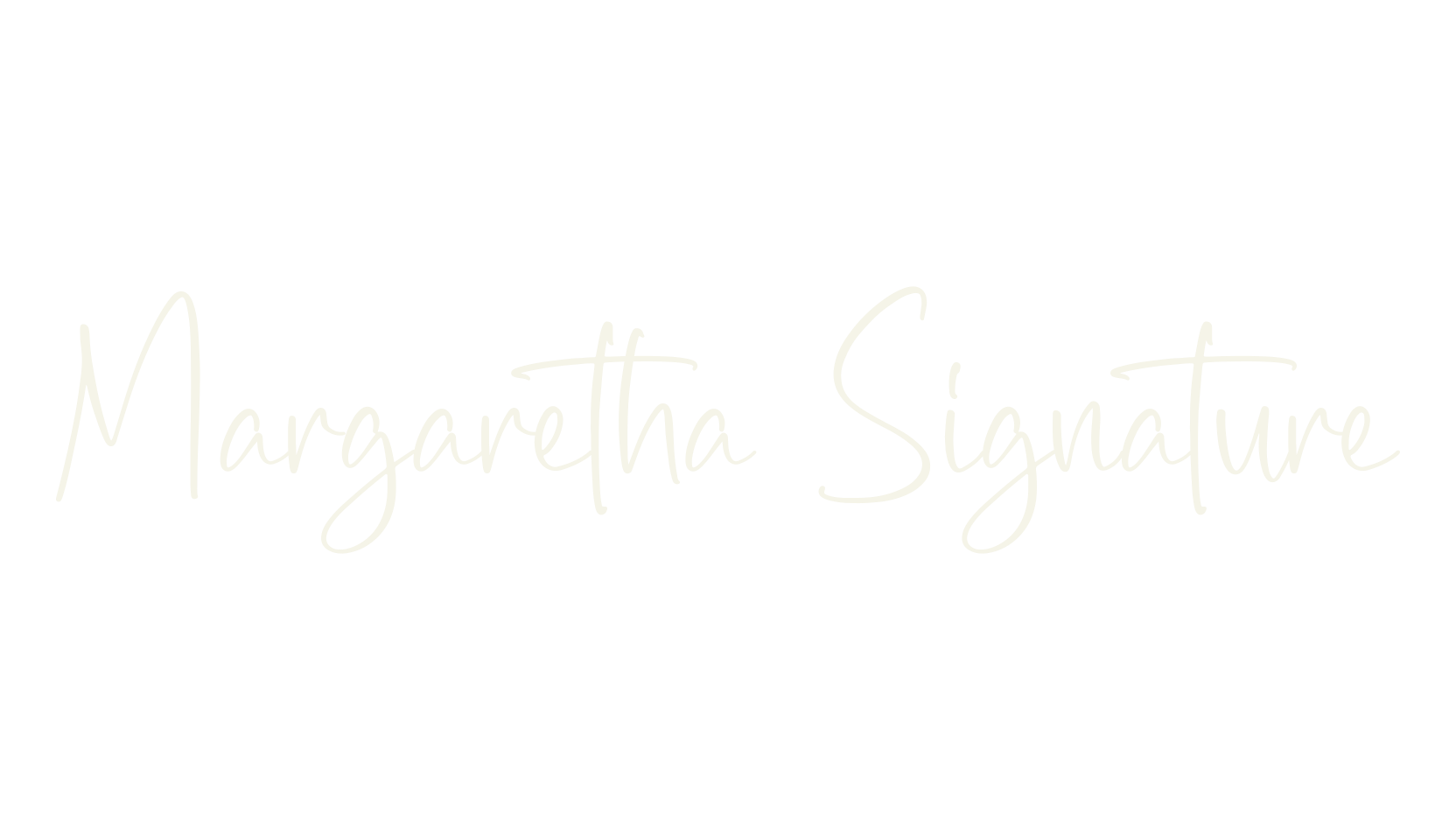 Margaretha Signature, calligraphy font preview
