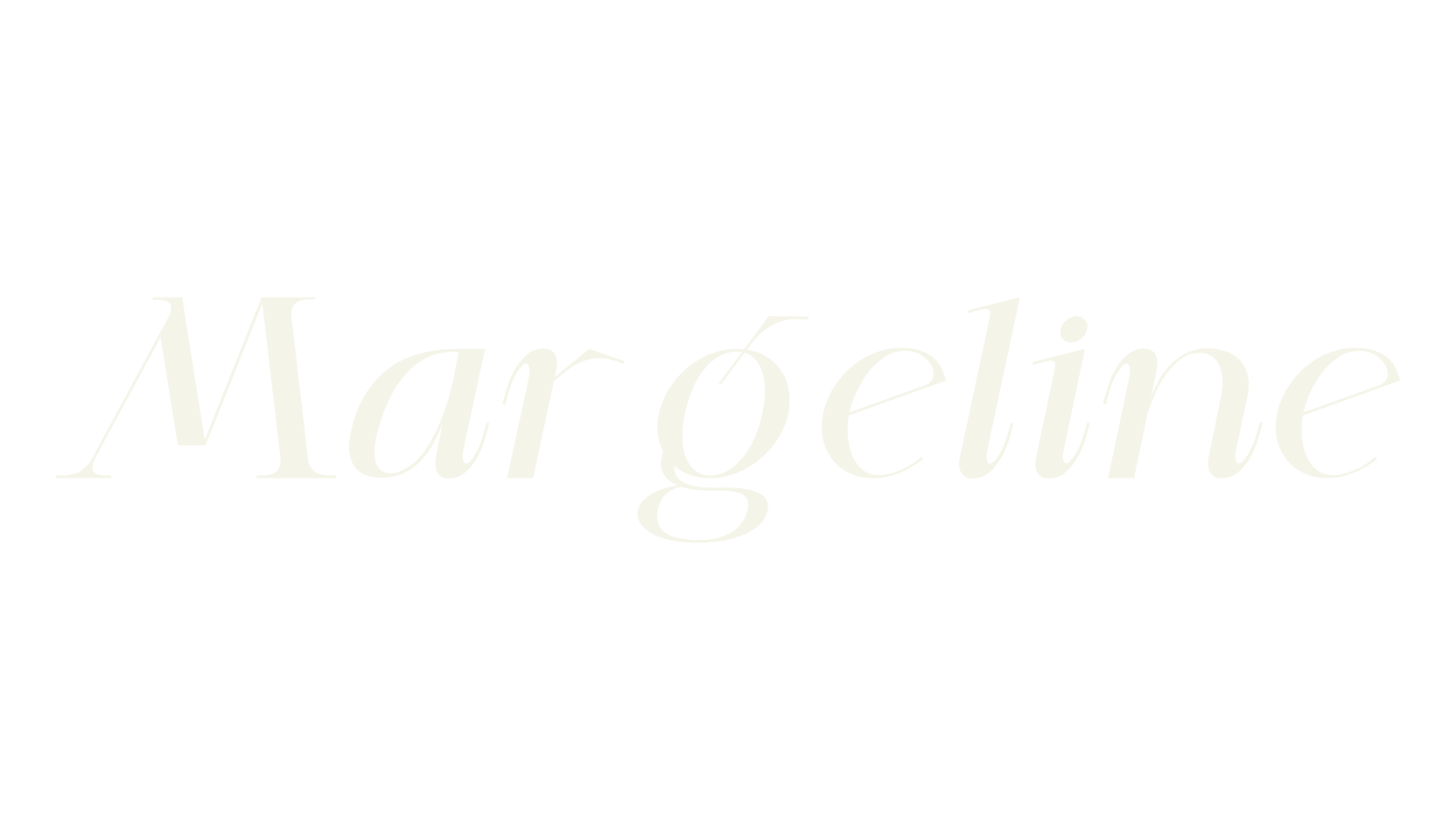Margeline, italic font preview