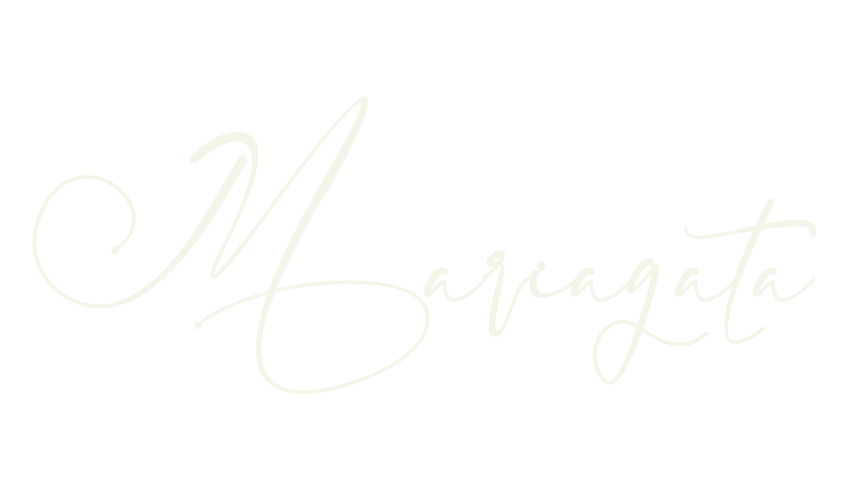 Mariagata, signature font preview
