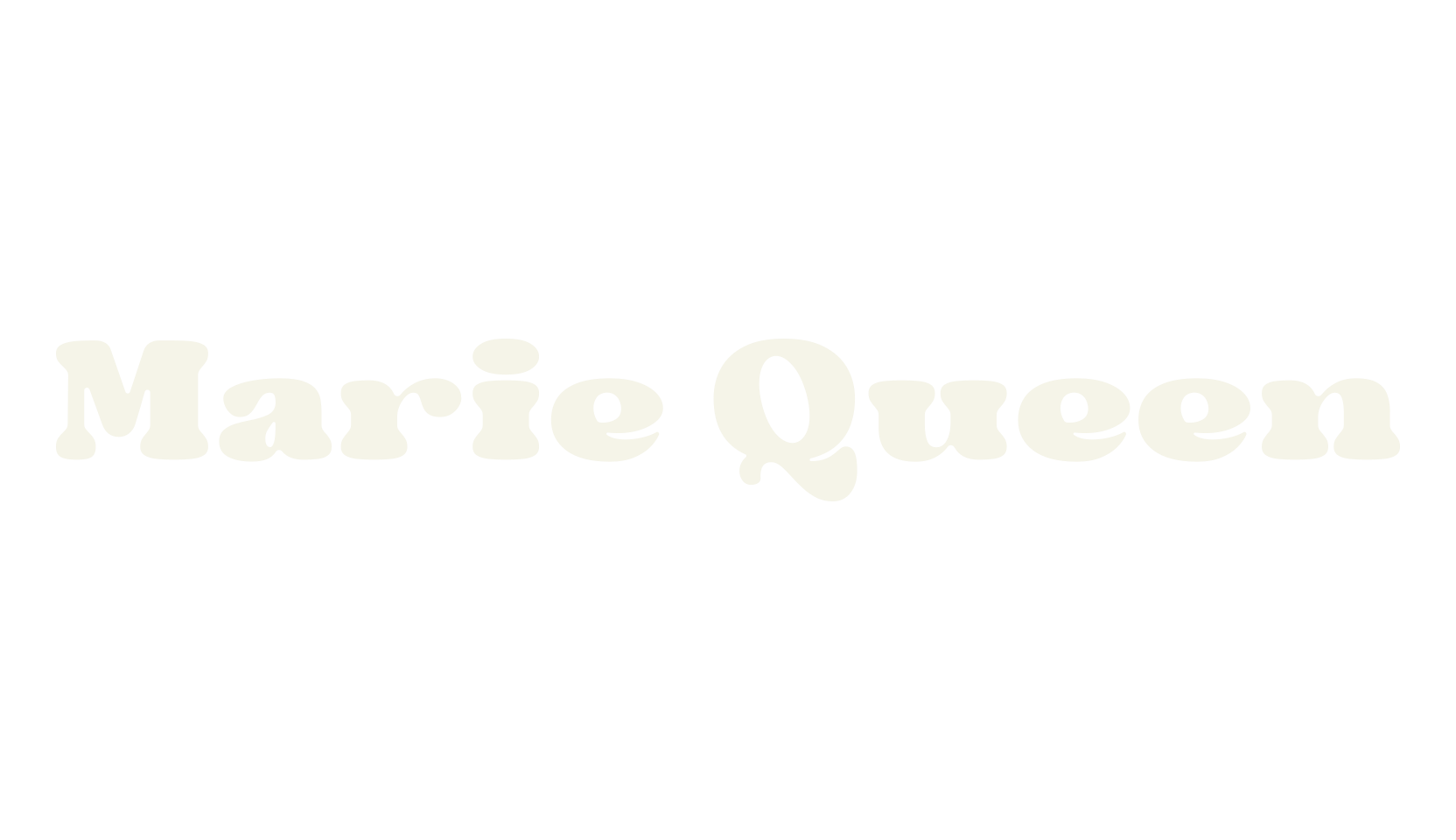 Marie Queen, food font preview