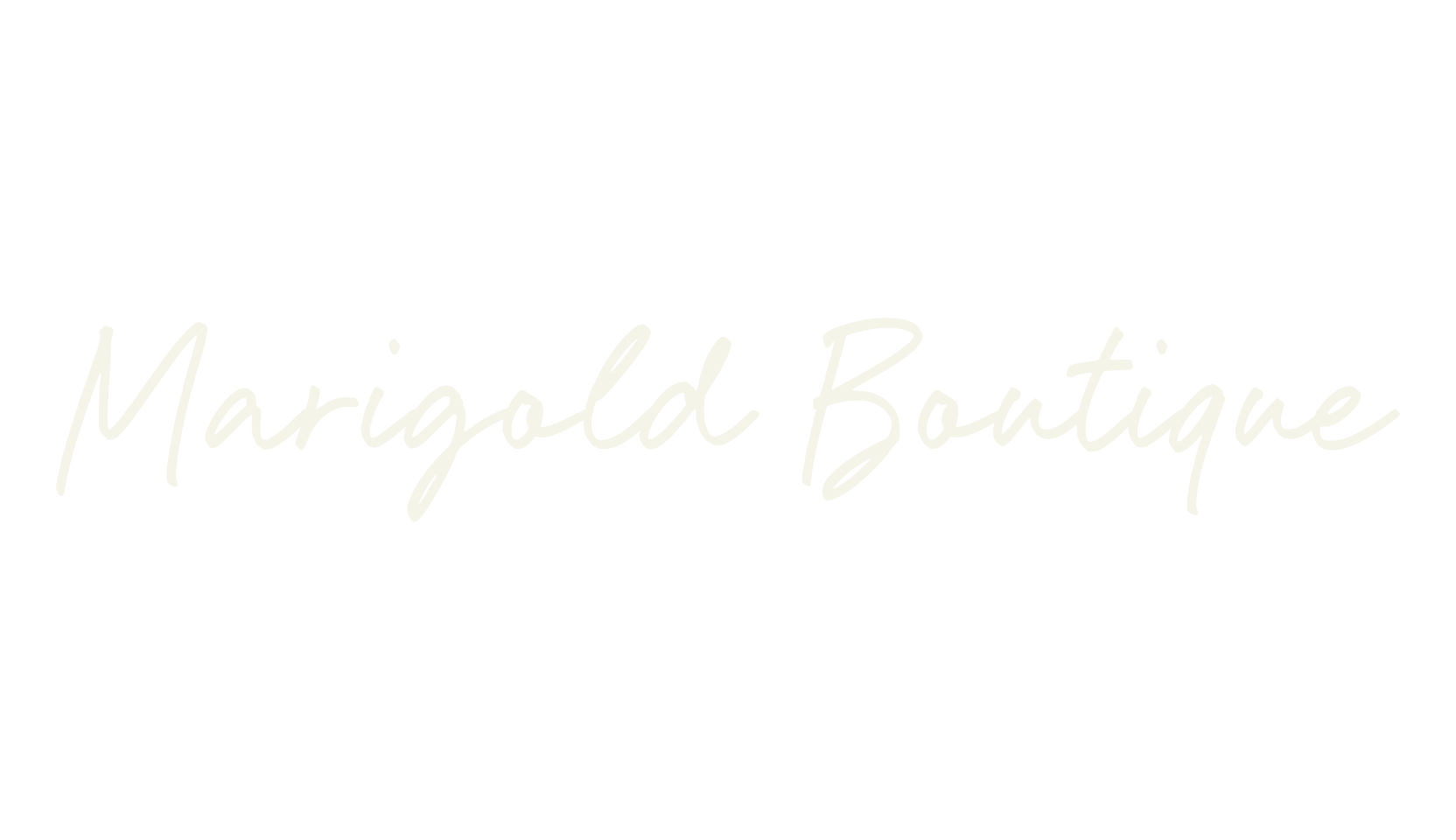 Marigold Boutique, calligraphy font preview
