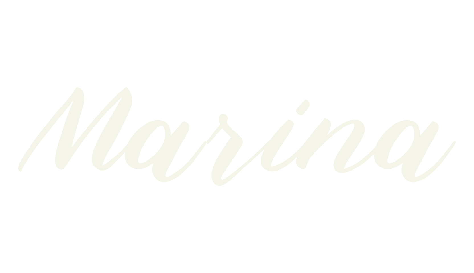Marina, calligraphy font preview