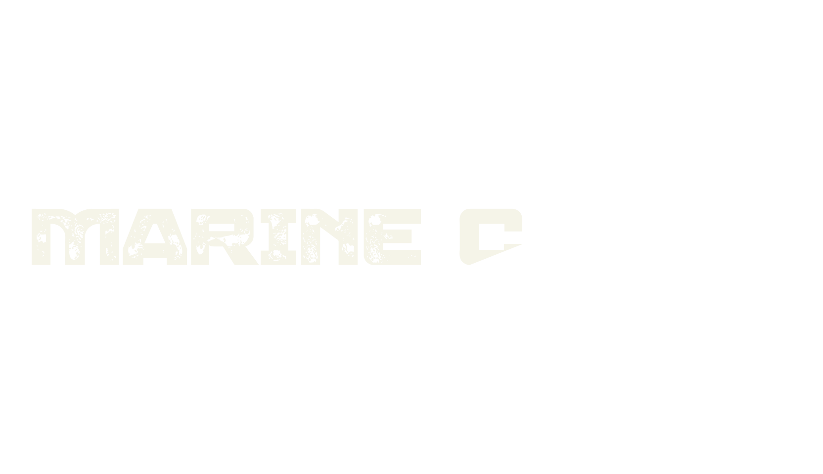 Marine Corps, racing font preview