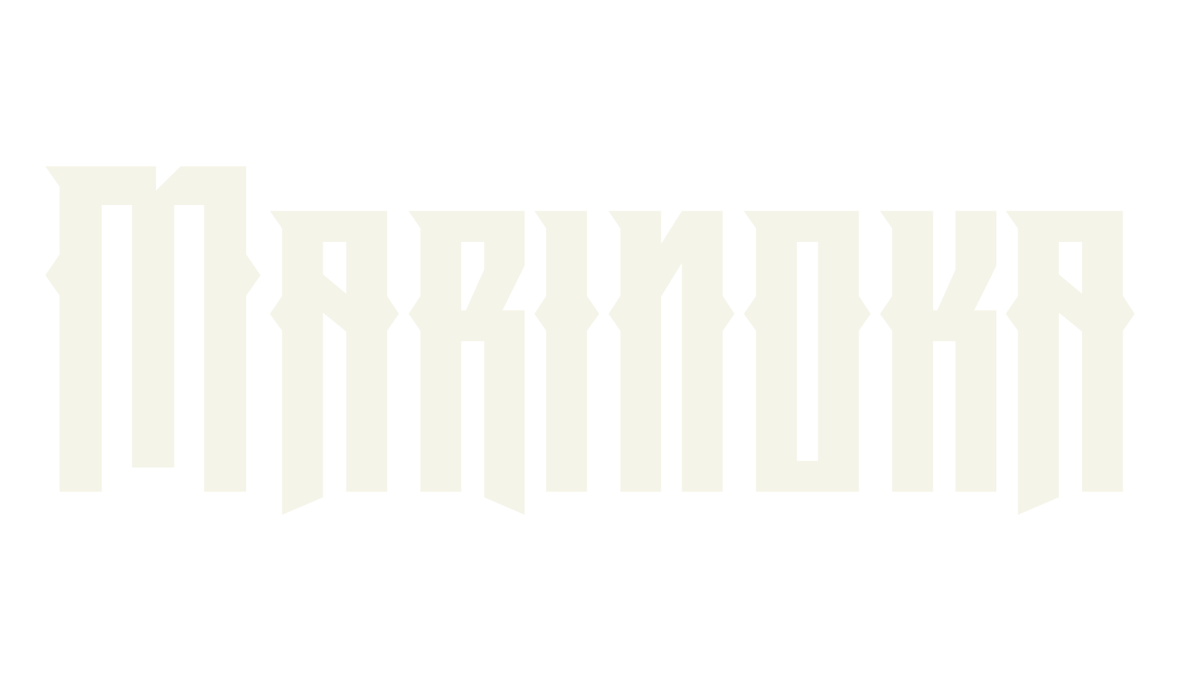 Marinoka, gaming font preview