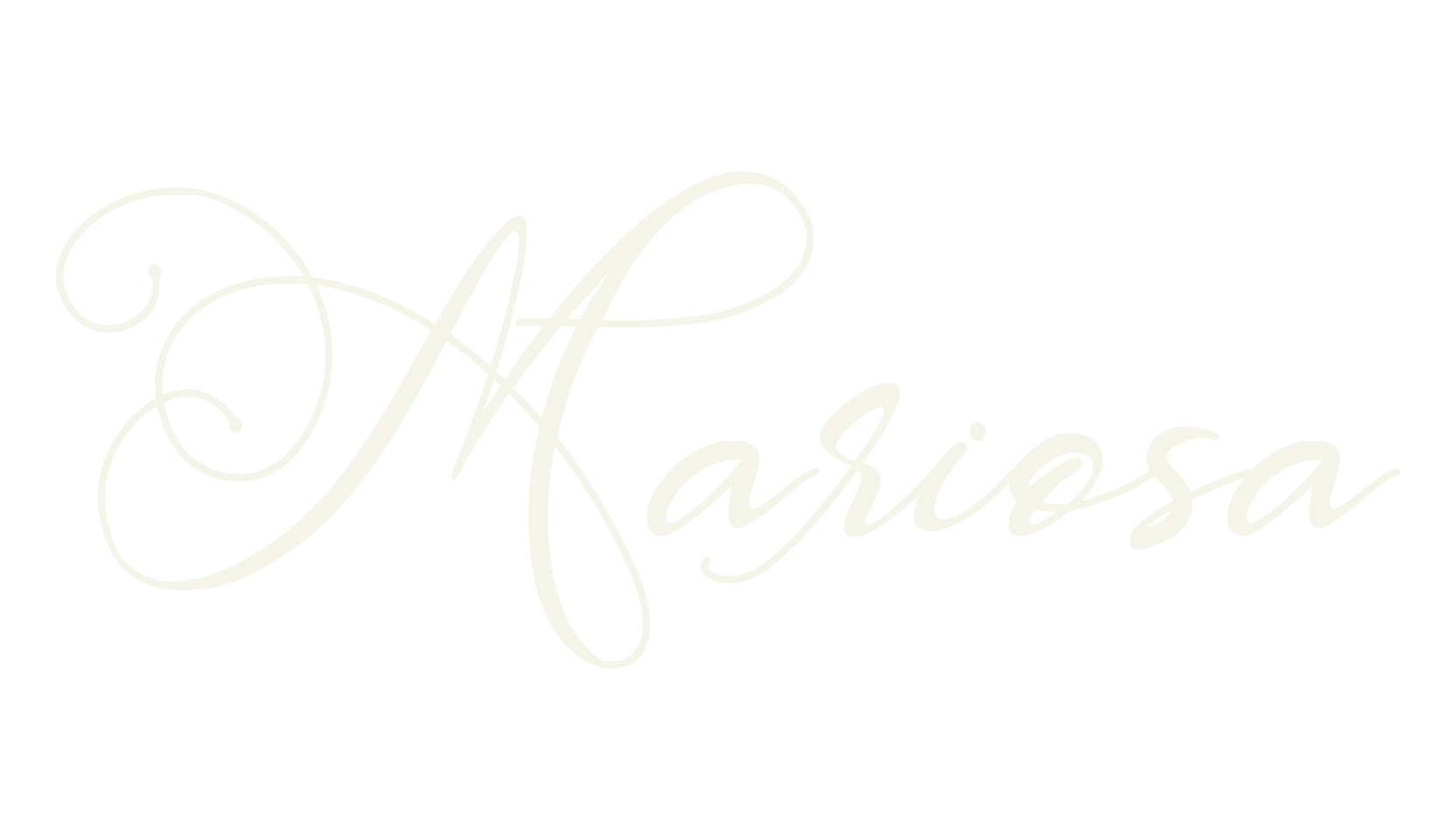 Mariosa, calligraphy font preview