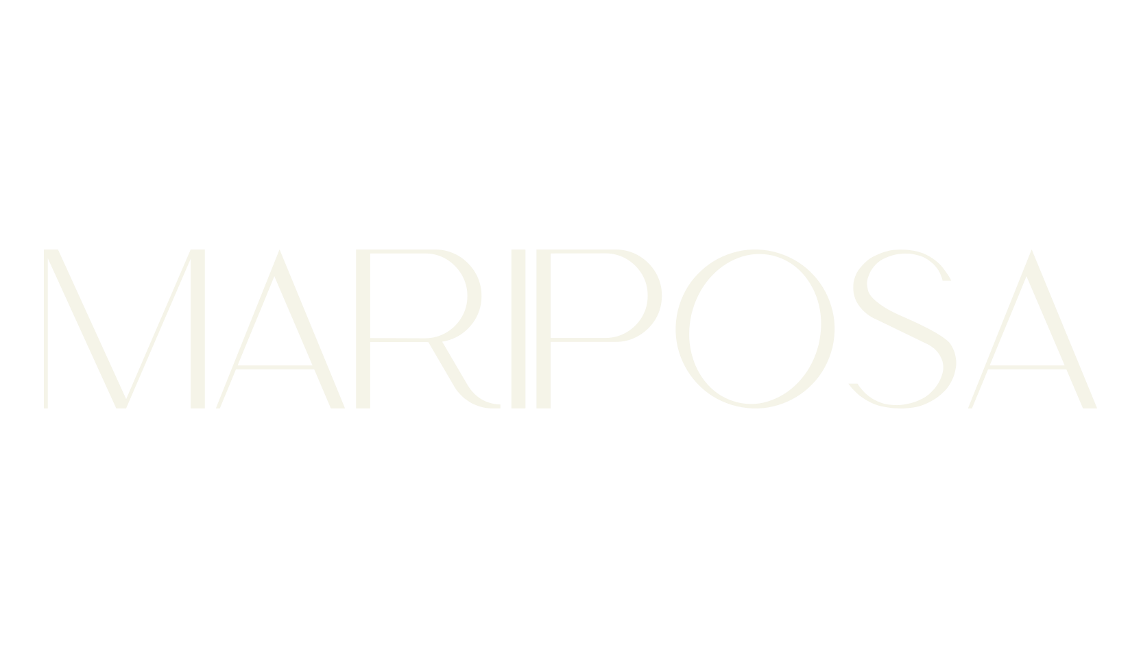 Mariposa, sans font preview