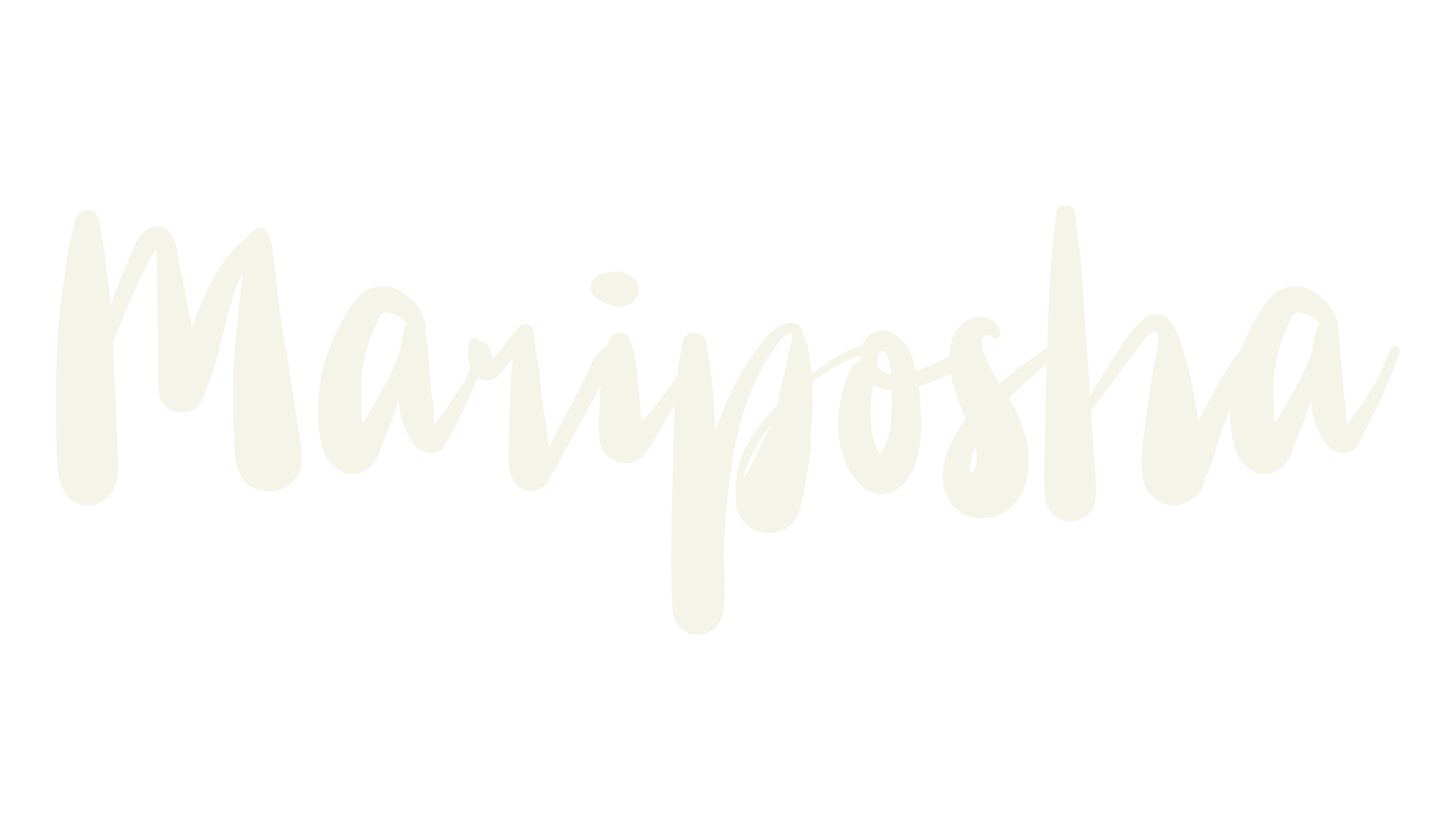 Mariposha, calligraphy font preview