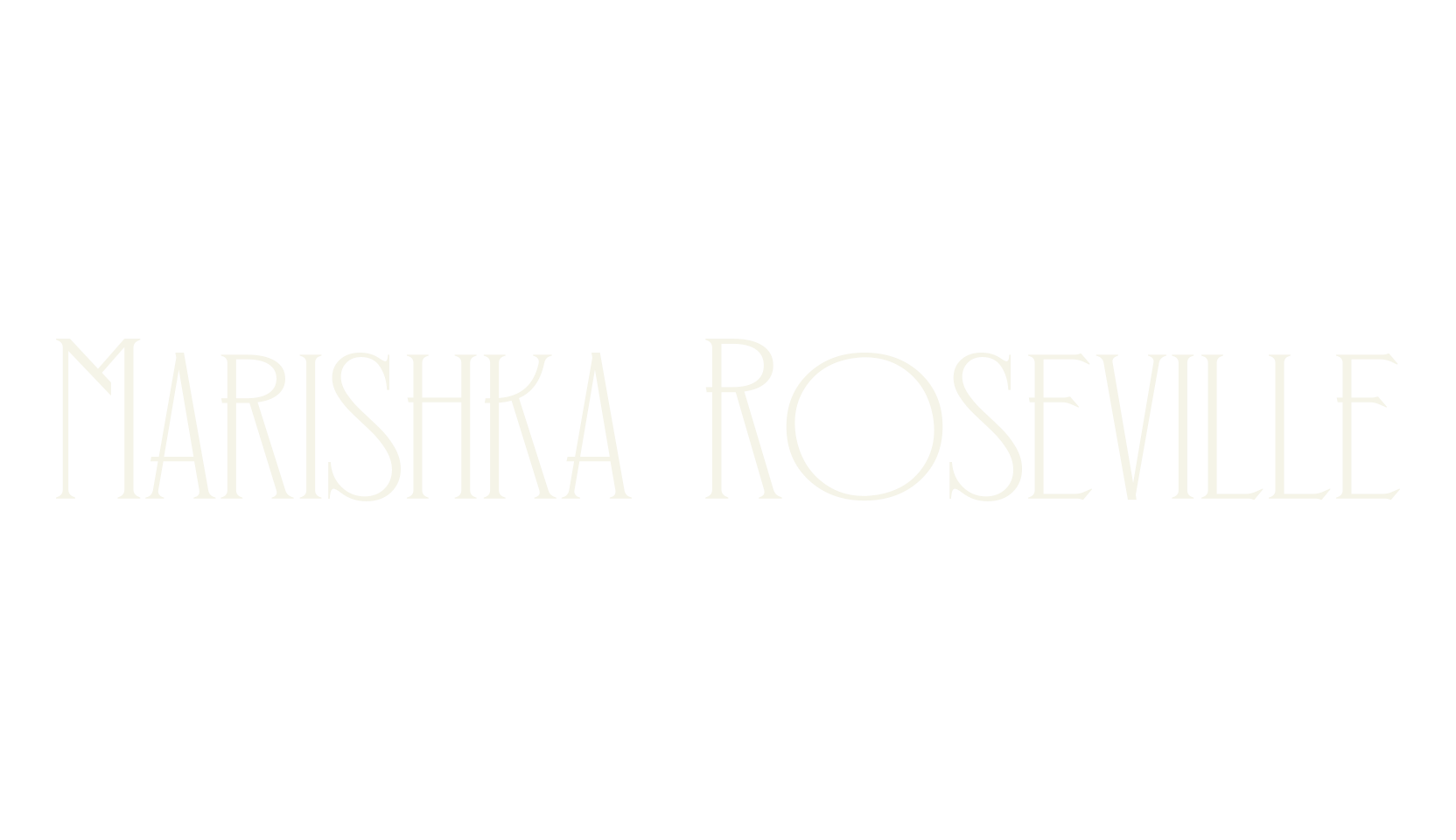 Marishka Roseville, victorian font preview