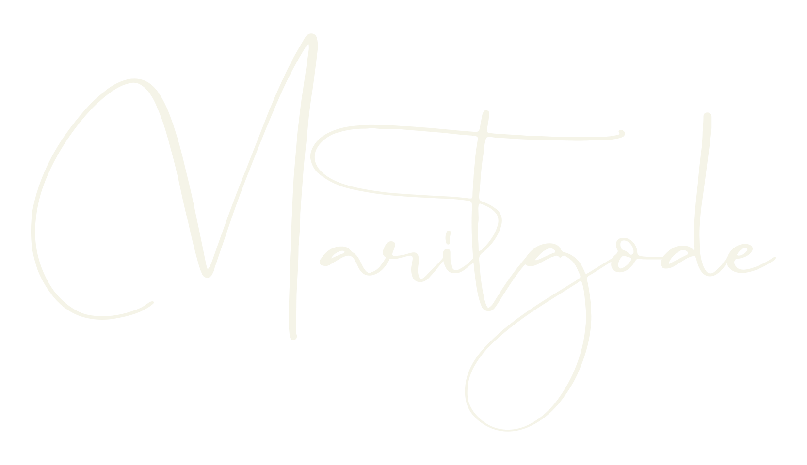 Maritgode, script font preview