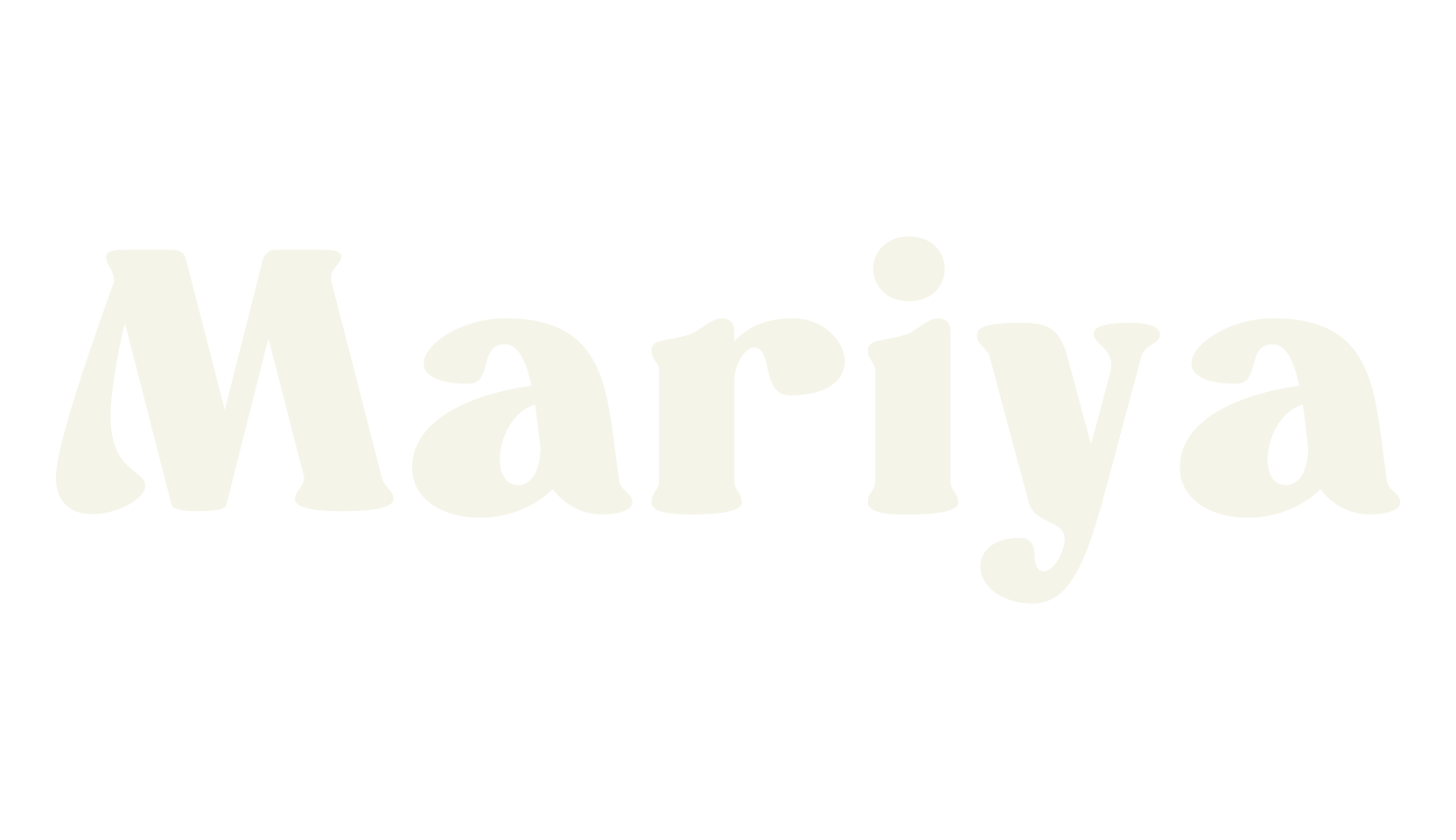 Mariya, serif font preview
