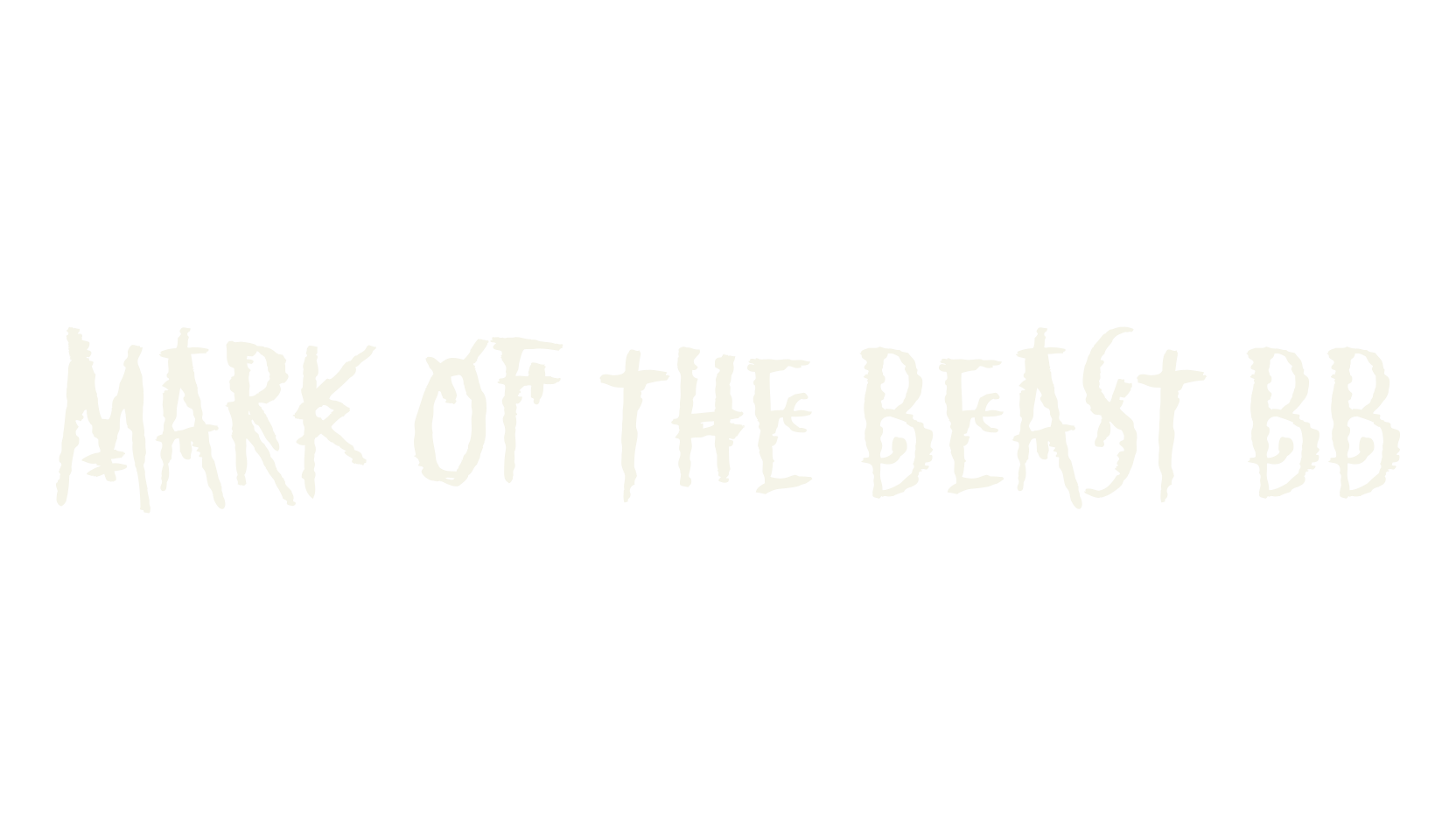 Mark of the Beast BB, display market font preview