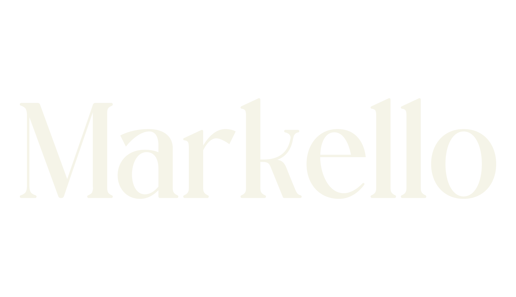 Markello, serif font preview
