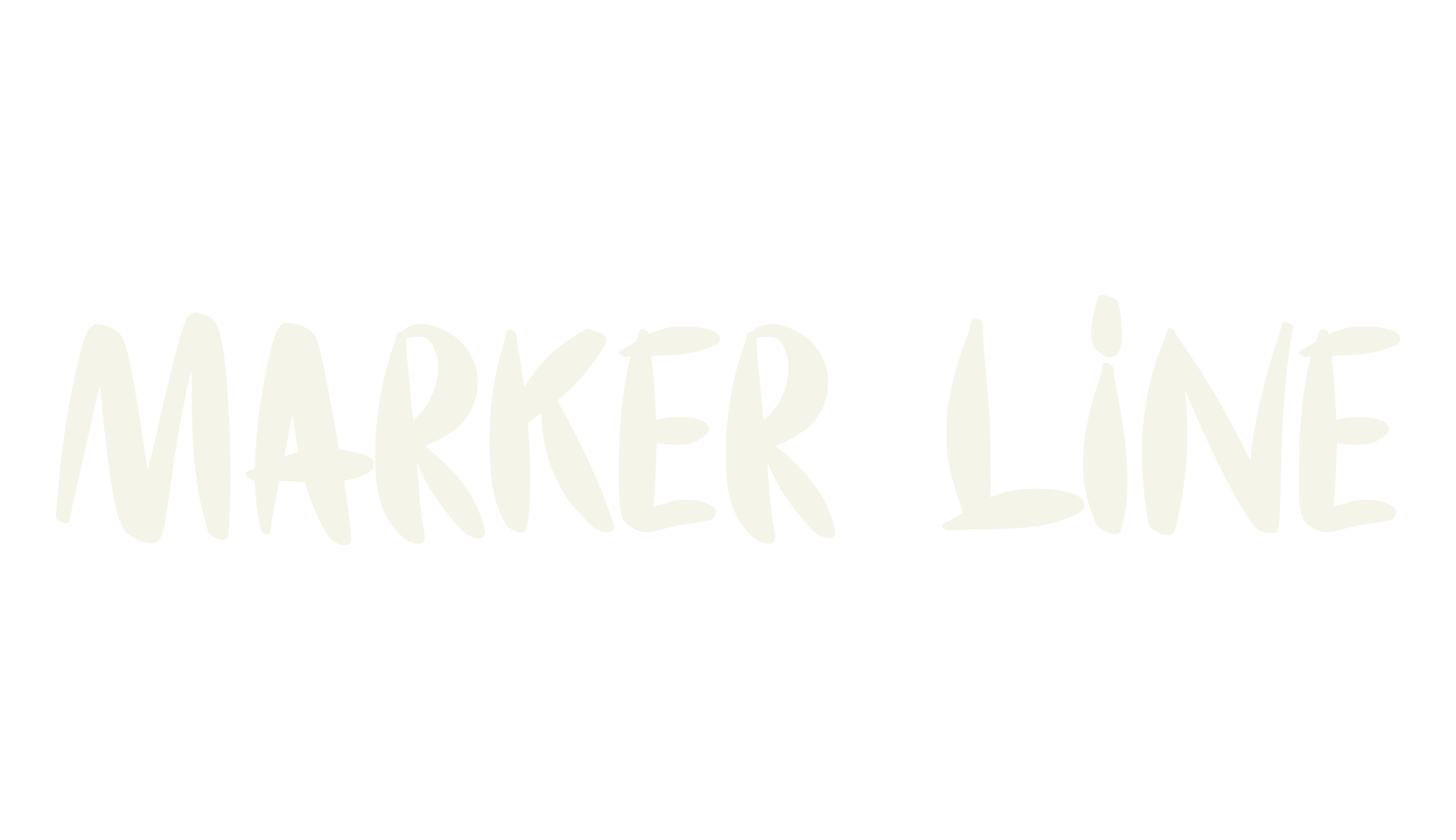 Marker Line, newspaper font preview