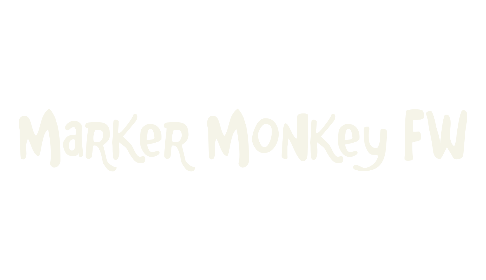 Marker Monkey FW, cartoon font preview