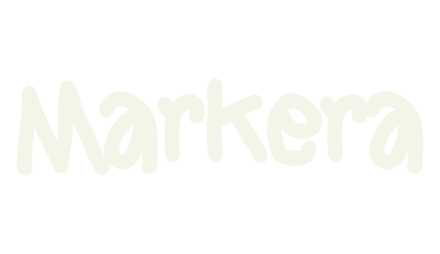Markera, fashion script font preview