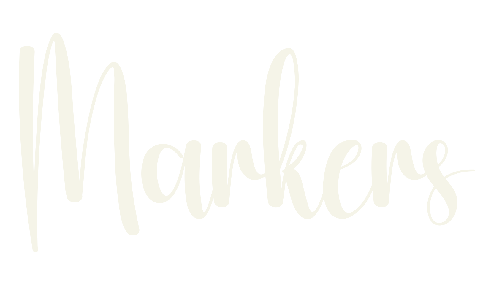Markers, fashion script font preview