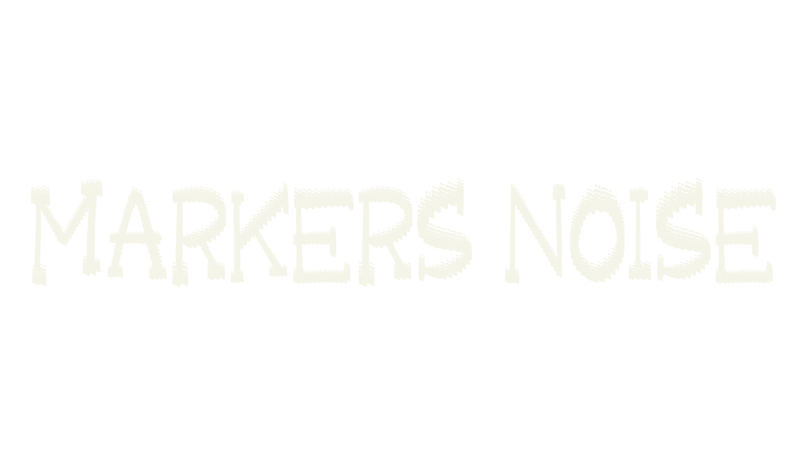 Markers Noise, script font preview