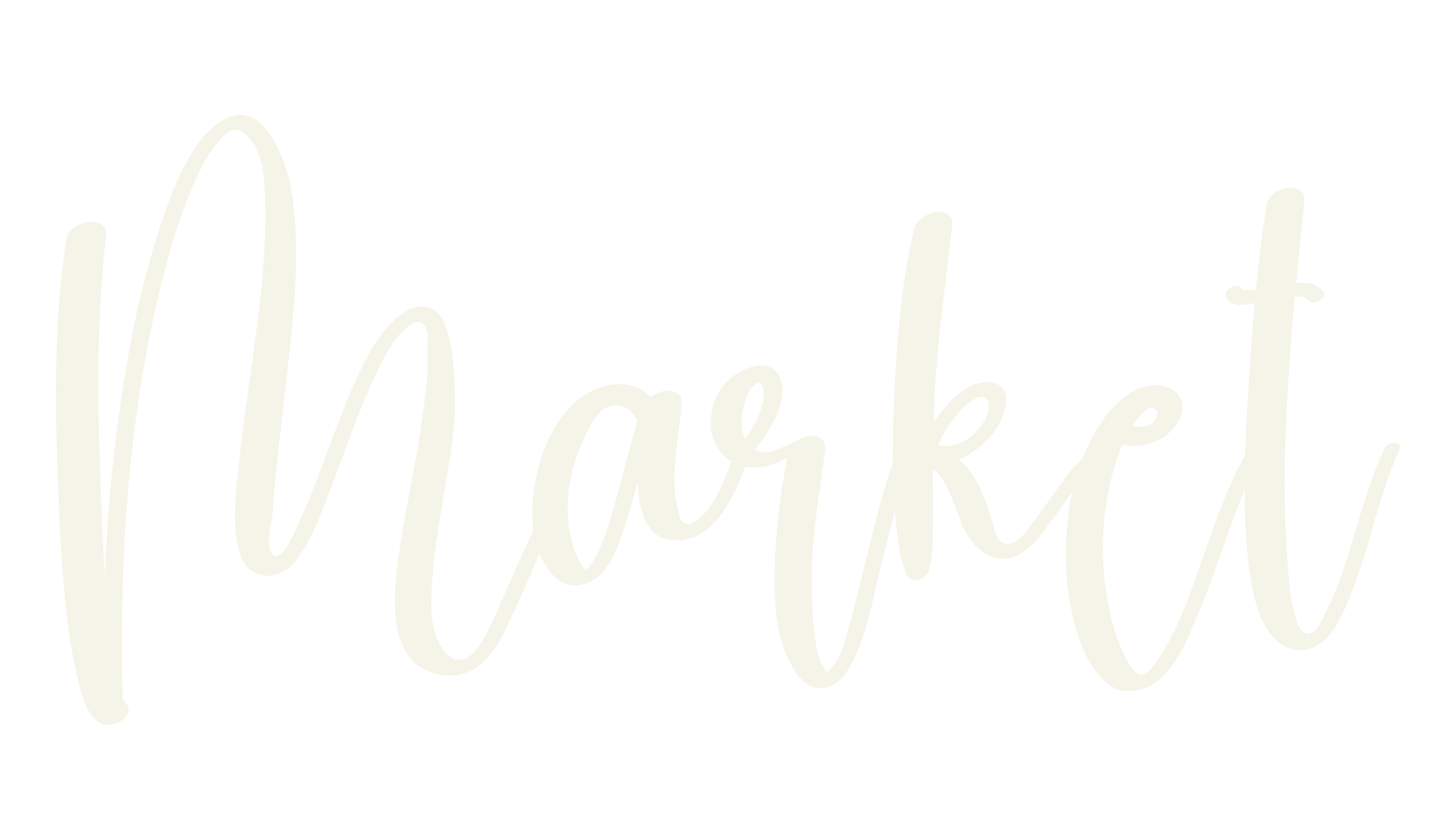 Market, lettering font preview