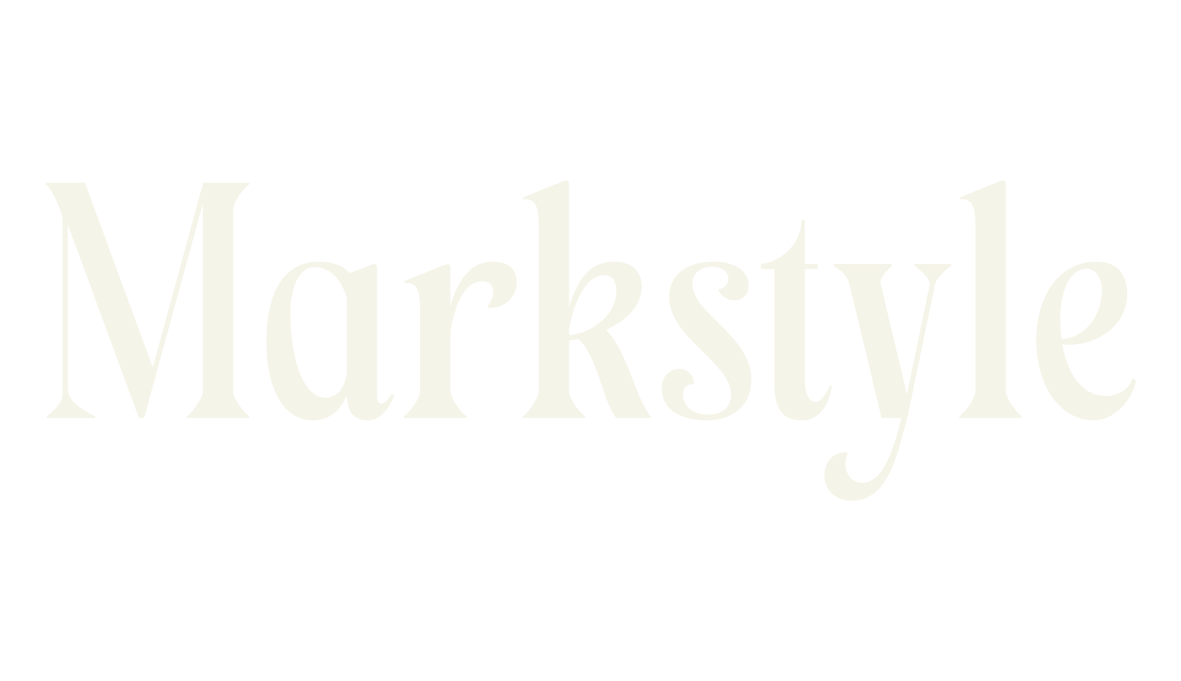 Markstyle, serif font preview