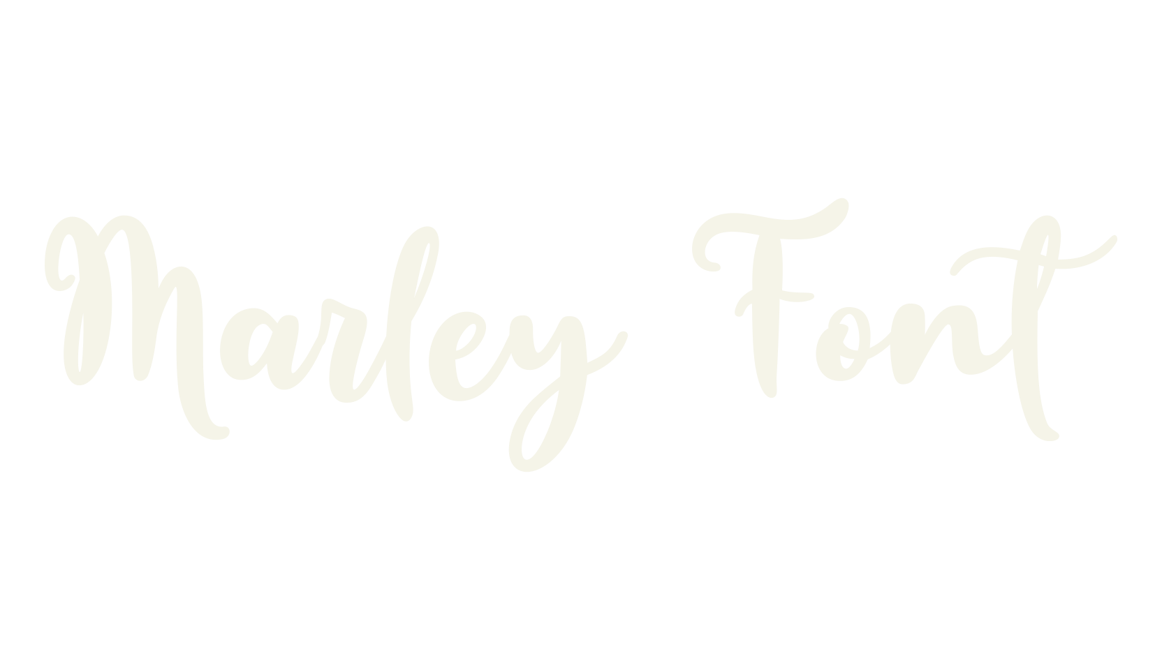Marley Font, farmhouse font preview