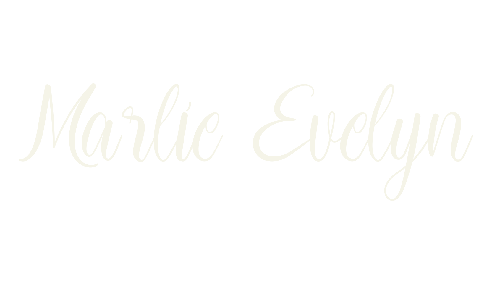 Marlie Evelyn, premium font preview