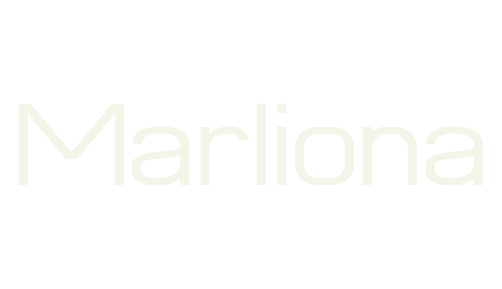 Marliona, modern font preview
