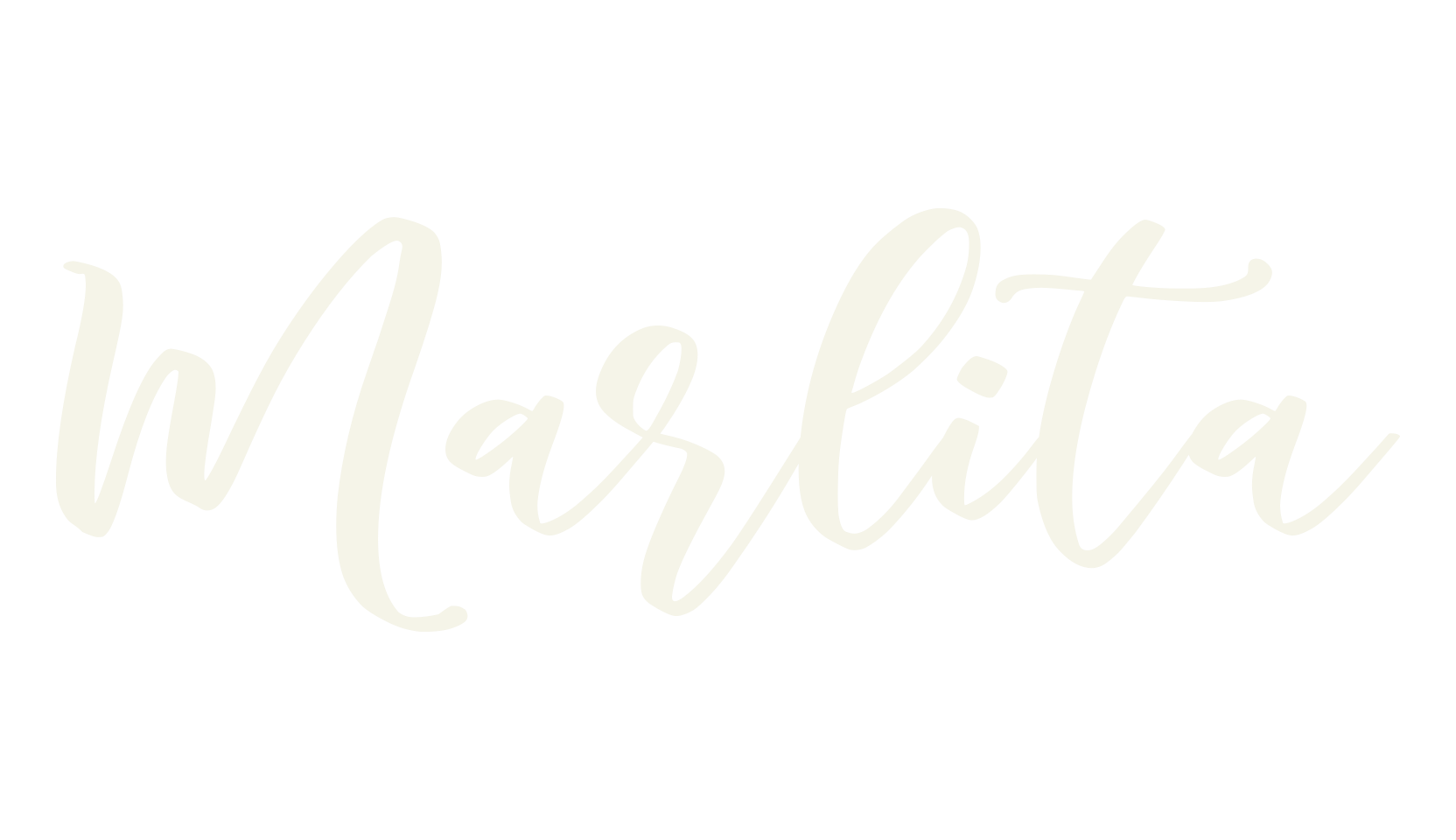 Marlita, calligraphy font preview