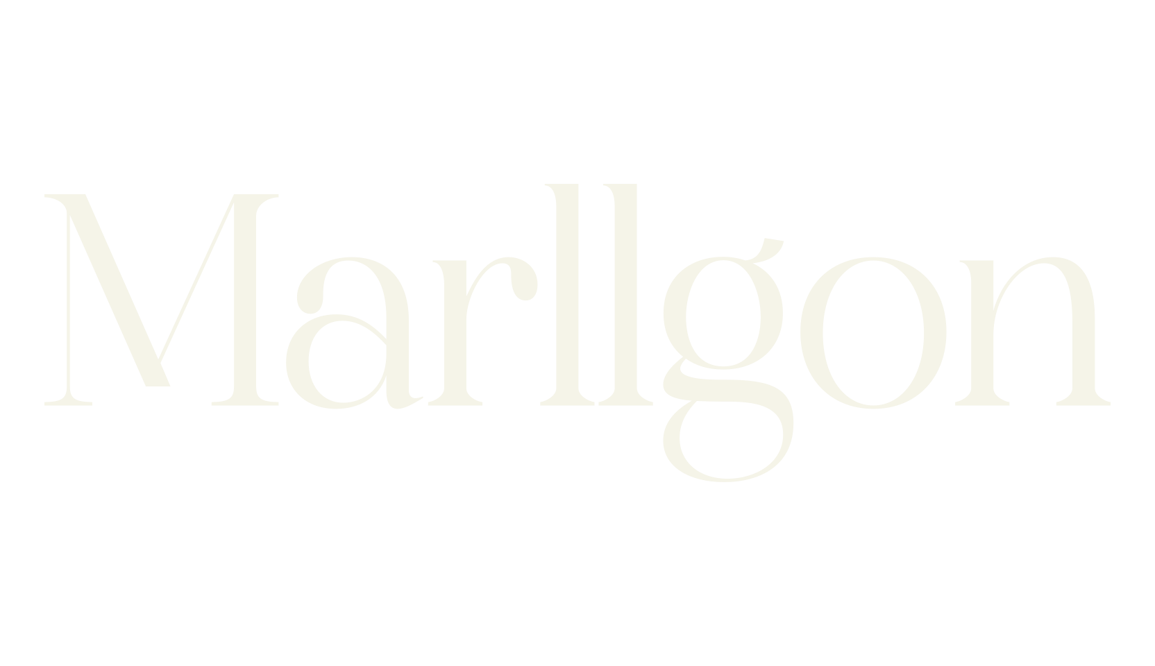Marllgon, serif font preview