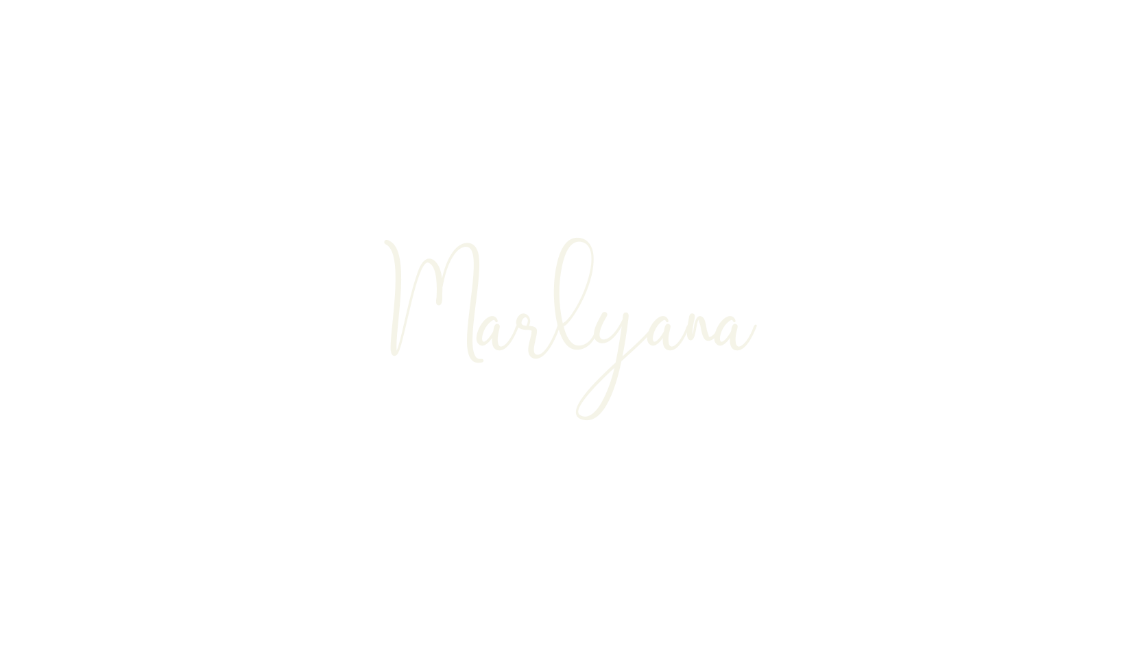 Marlyana, script font preview