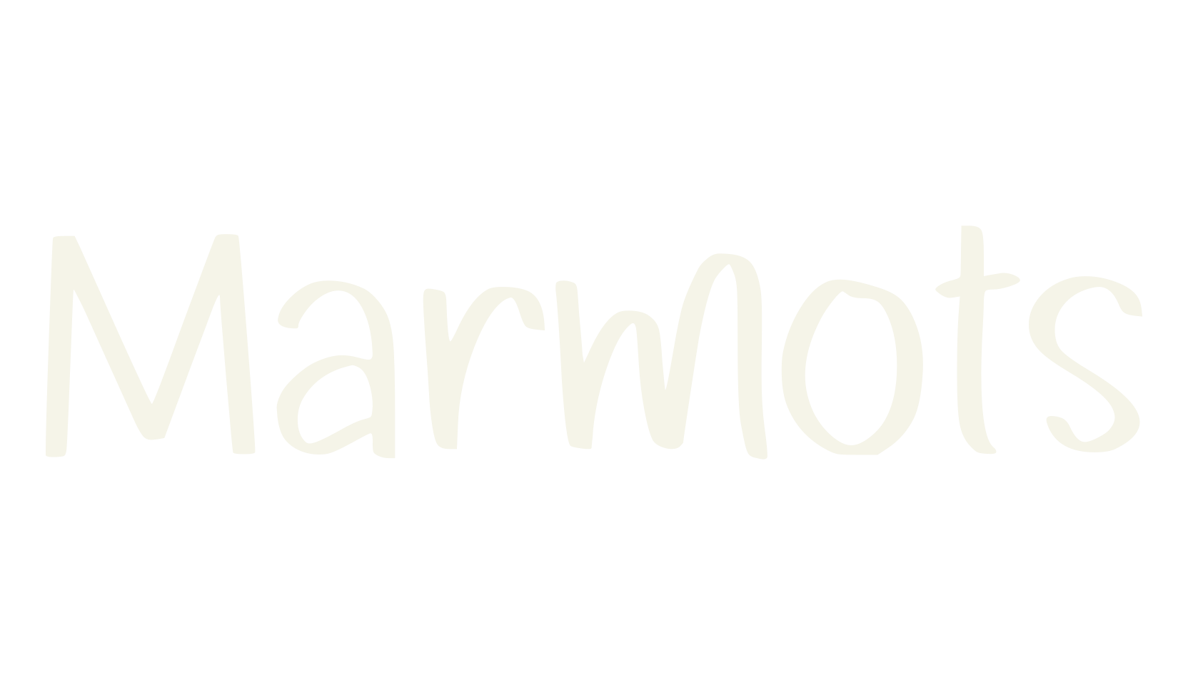 Marmots, cute font preview