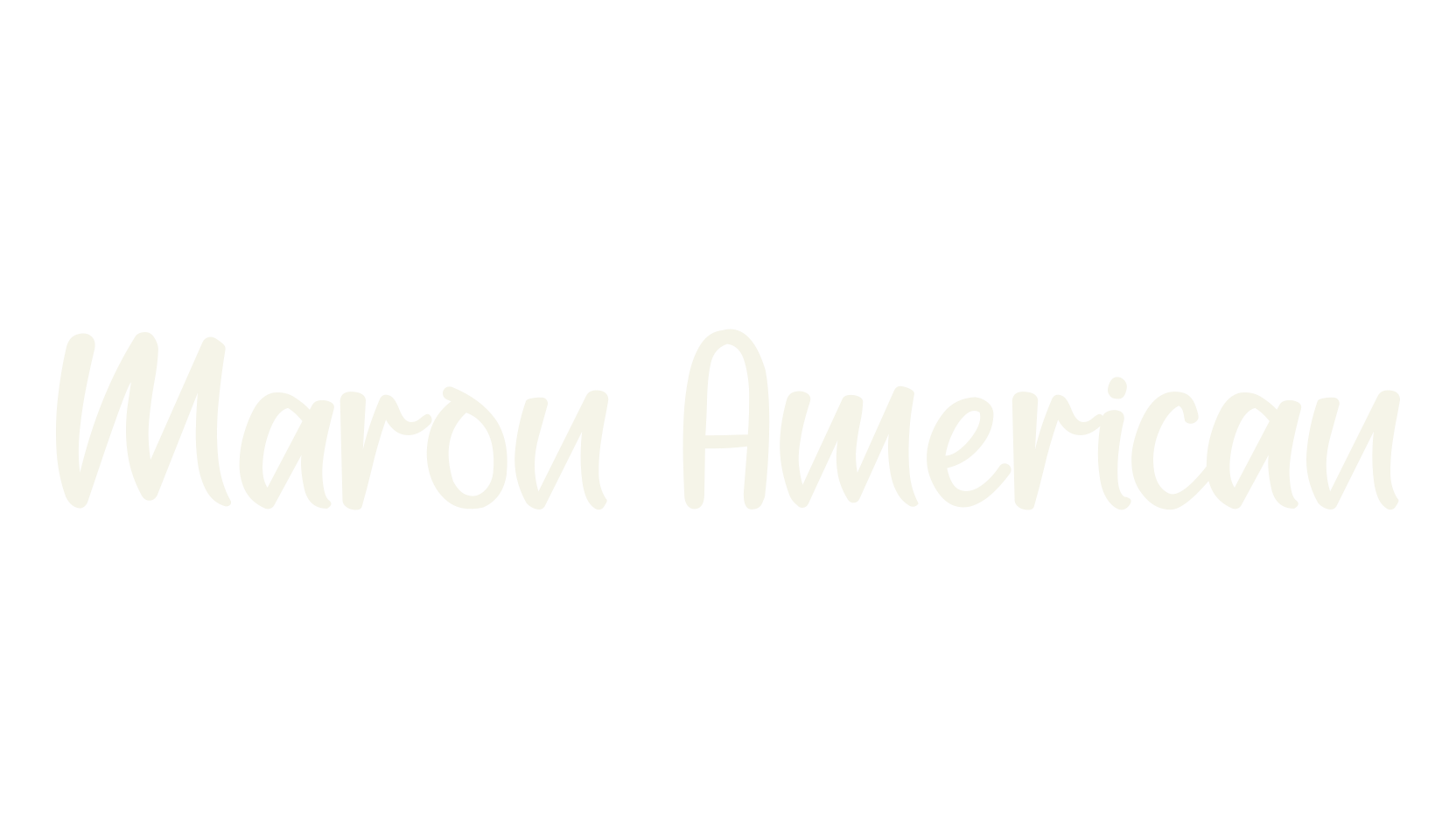 Maron American, cartoon font preview