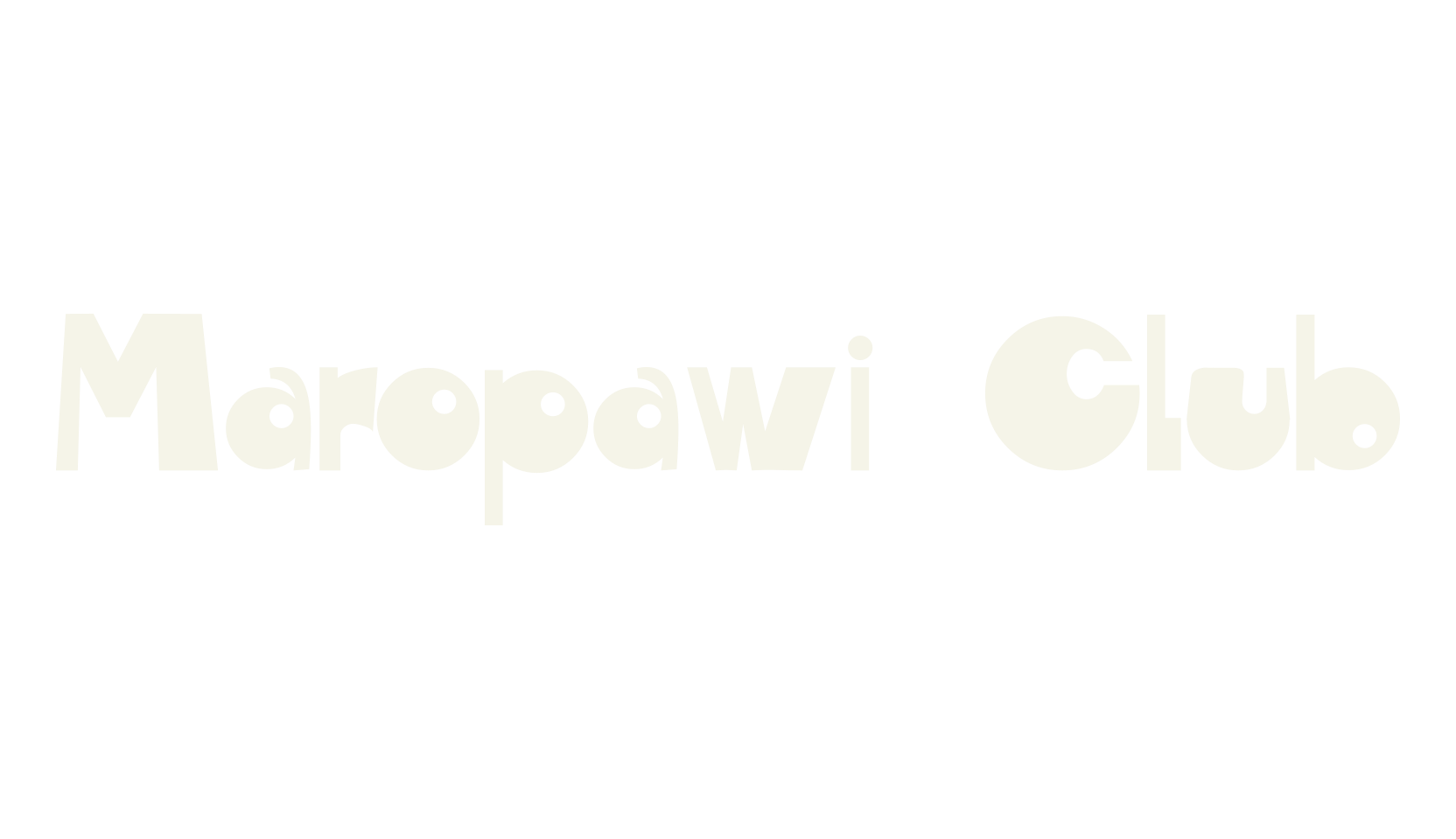 Maropawi Club, display font preview