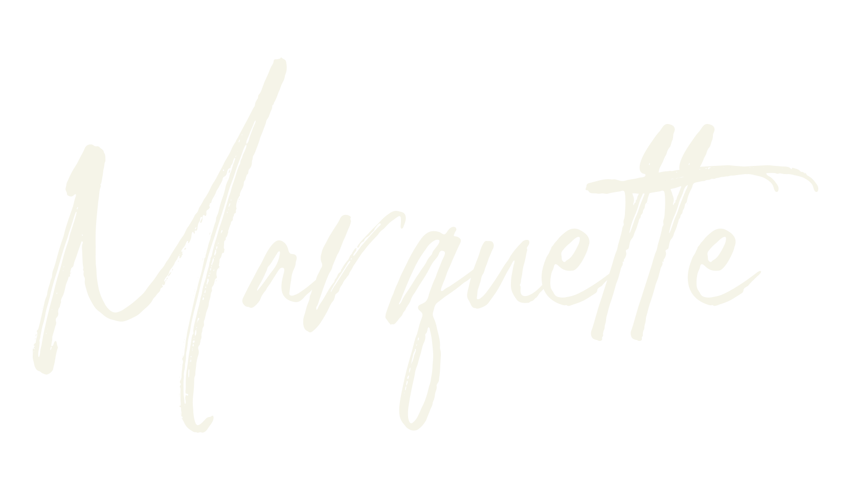 Marquette, signature font preview