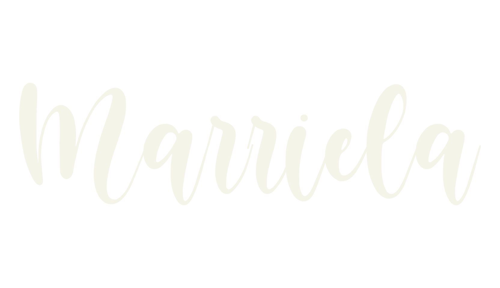 Marriela, fashion script font preview