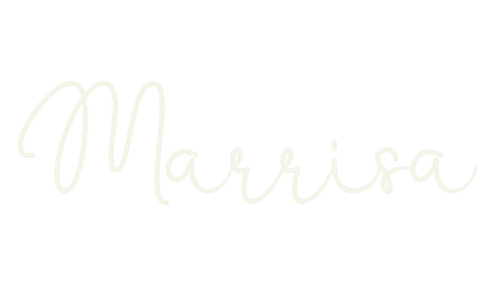 Marrisa, script font preview