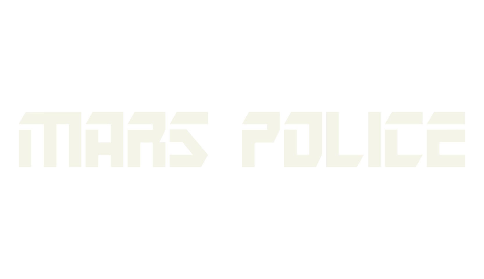 Mars Police, display market font preview